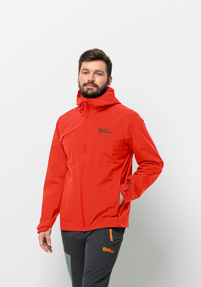 Jack Wolfskin Funktionsjacke "ROBURY 2L JKT M", mit Kapuze