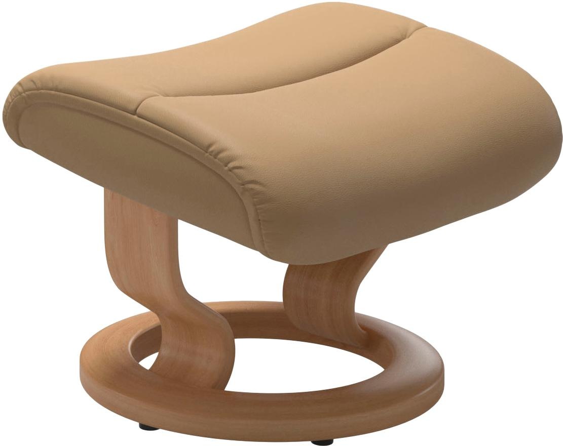 Stressless® Relaxsessel »View«, (Set, Relaxsessel mit Hocker), mit Classic Base, Größe S,Gestell Eiche