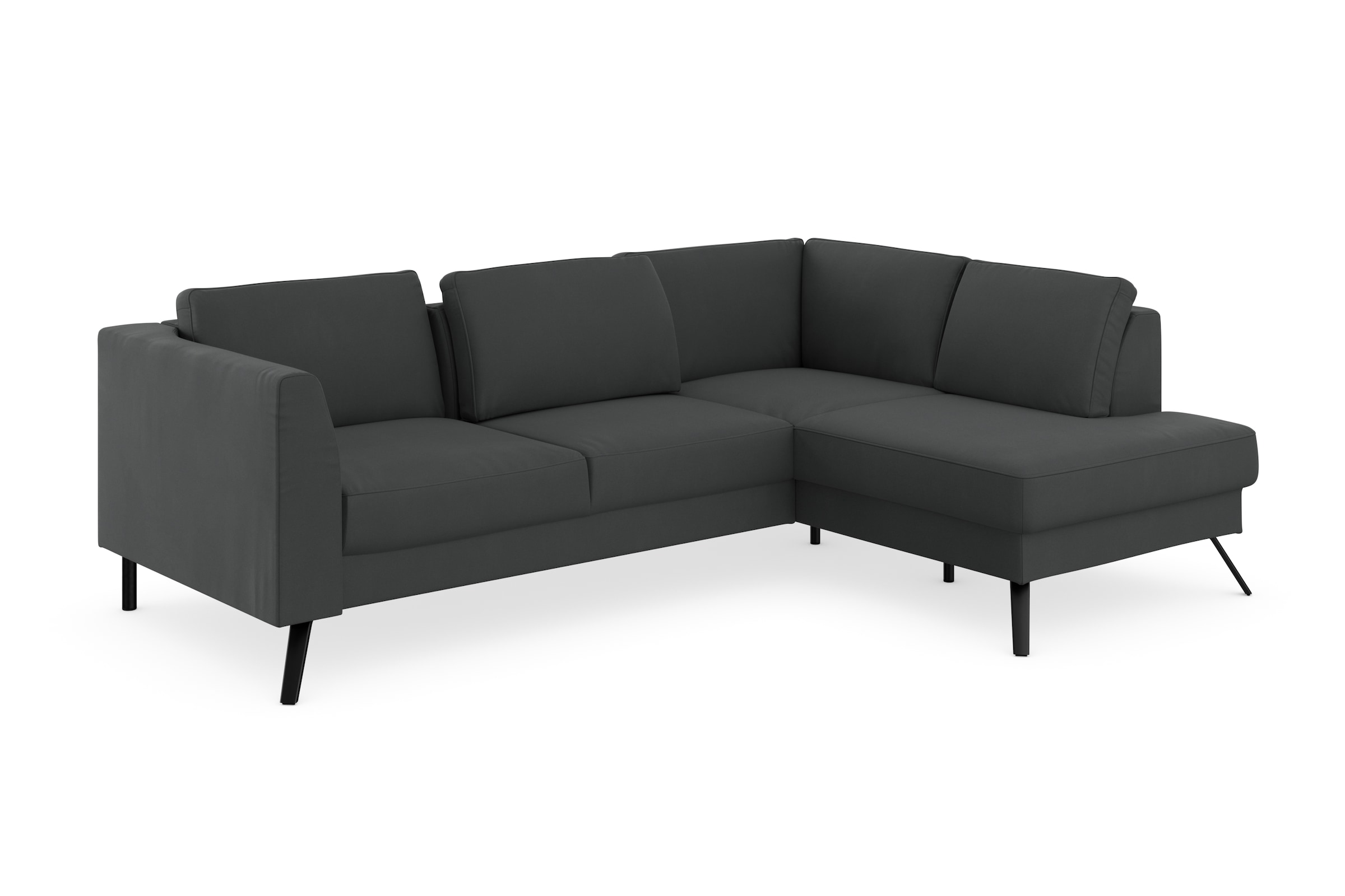 sit&more Ecksofa »Lindholm L-Form«, mit Sitztiefenverstellung und Federkern