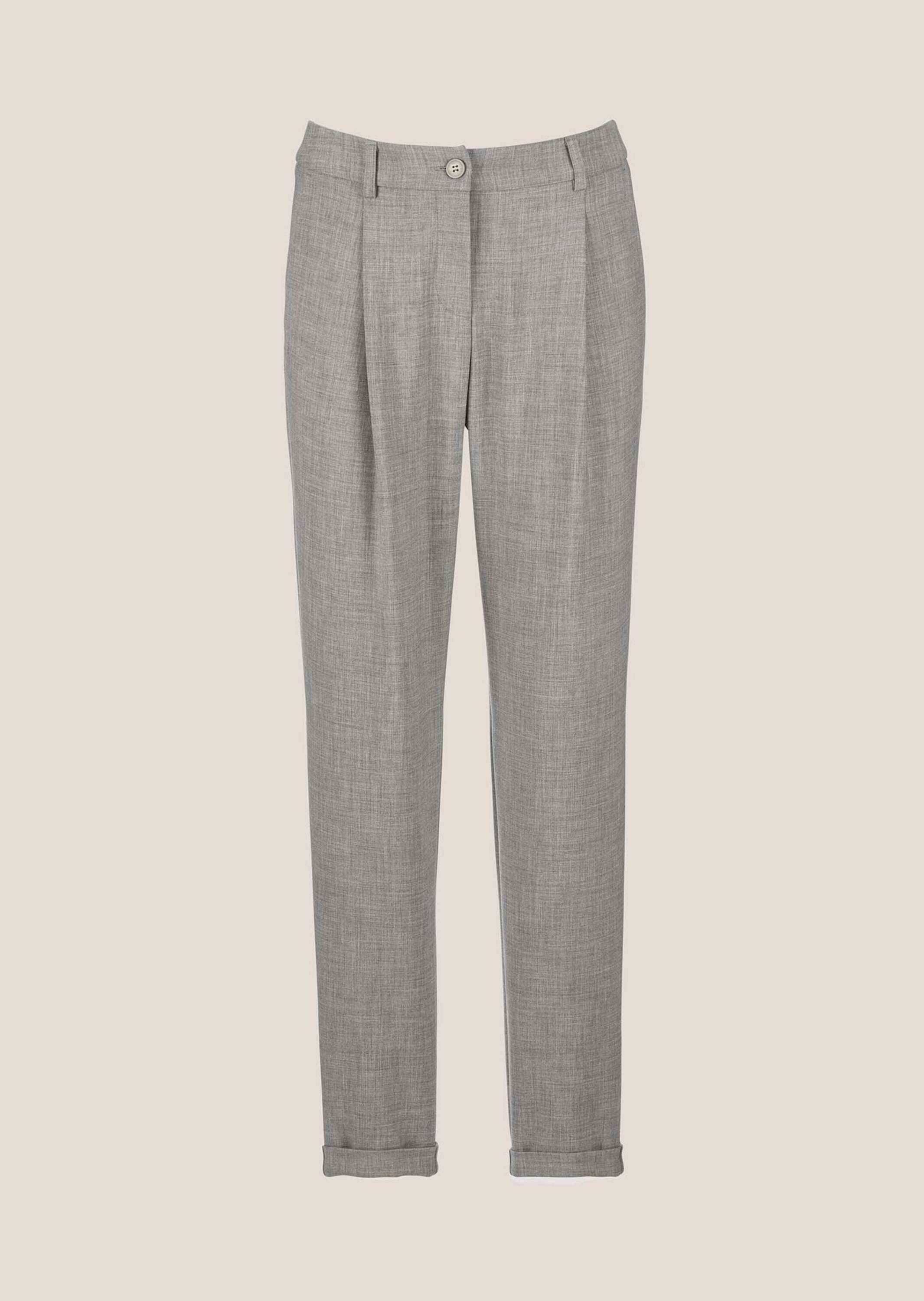 MADELEINE Bundfaltenhose »Hose Bundfaltenhose mit Saumaufschlag«