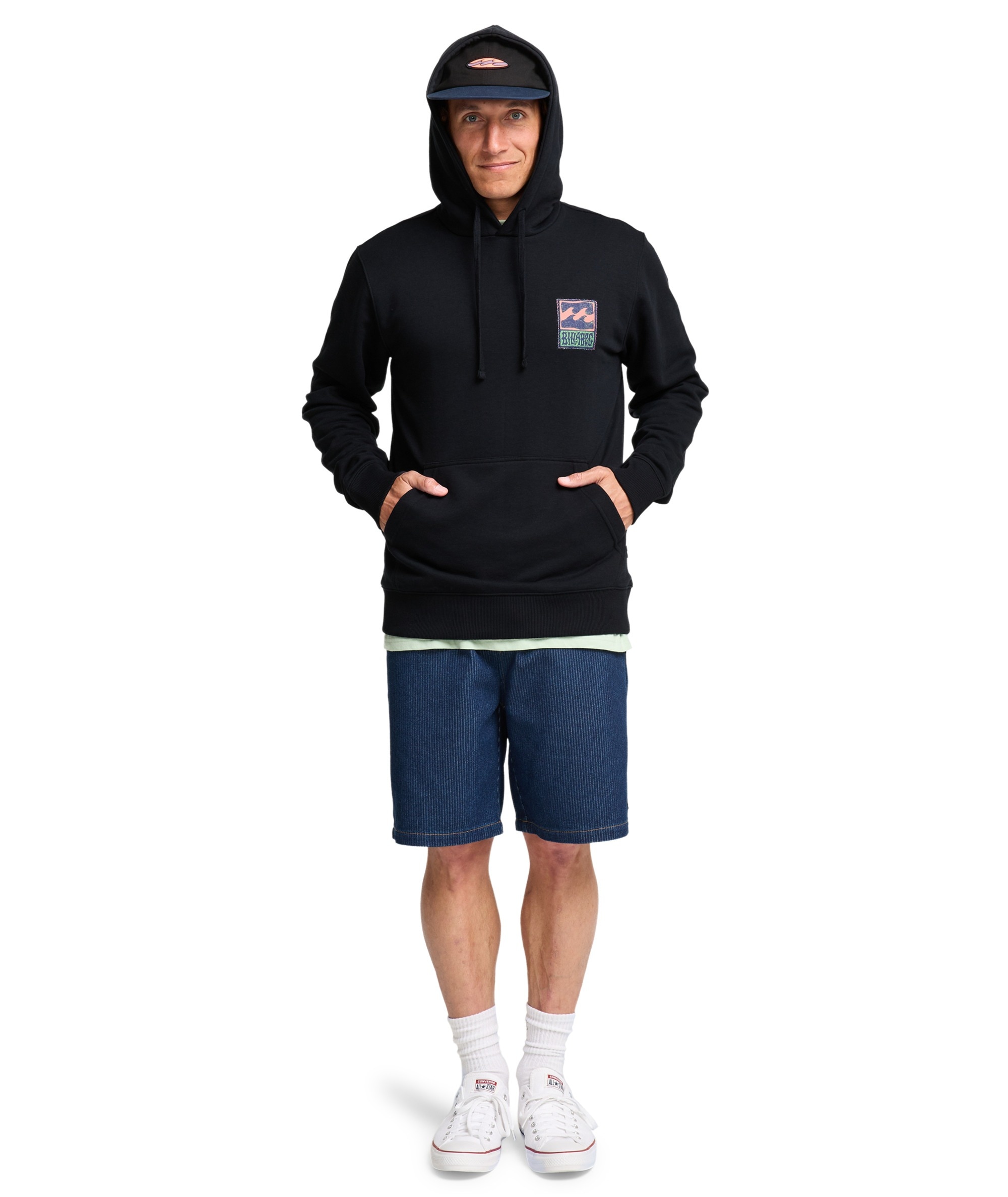 Billabong Kapuzensweatshirt »STAMP PO«, sportlicher Stil, für Erwachsene, aus Baumwolle und Polyester
