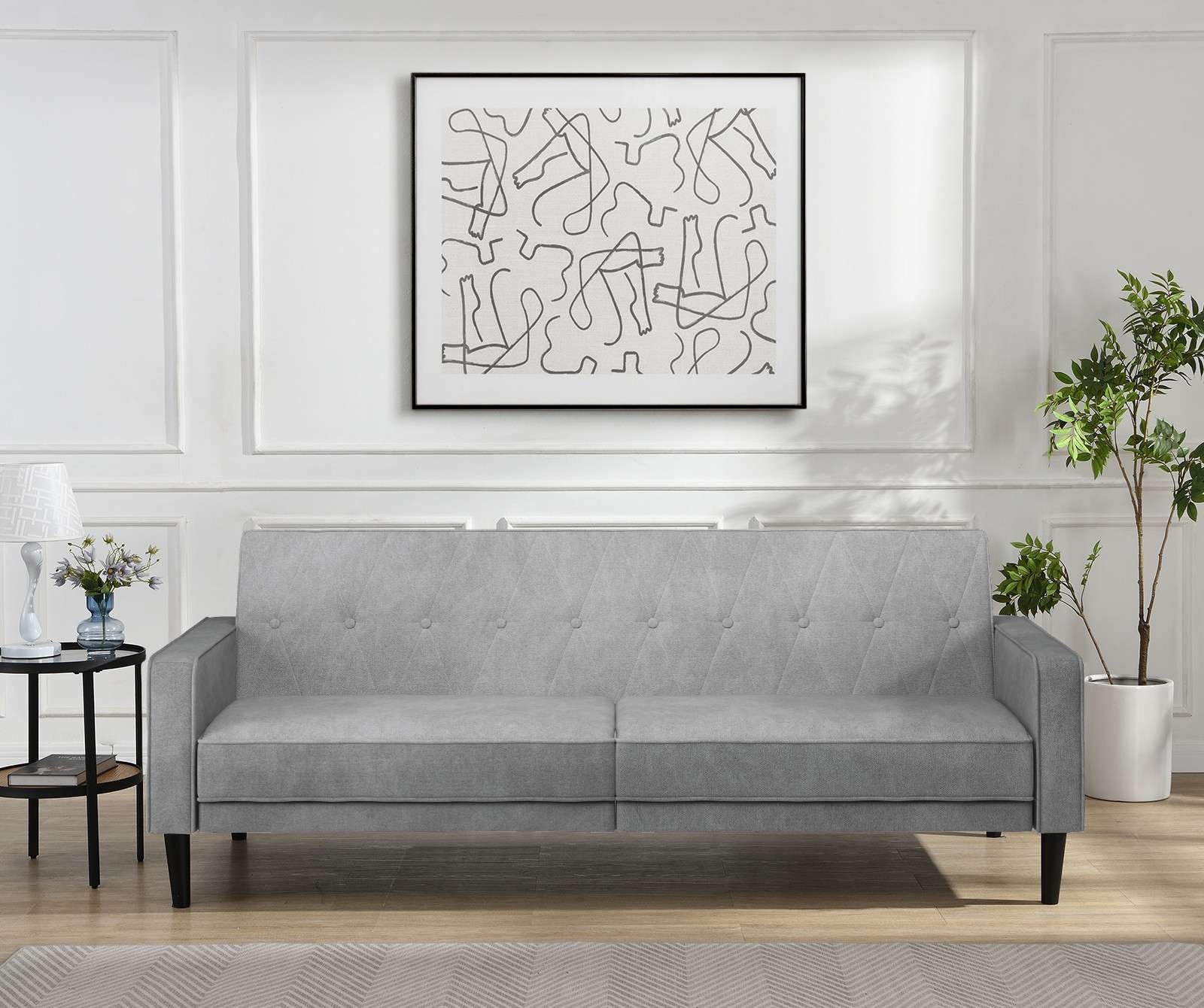 Dorel Home 3-Sitzer "Avon", Schlafsofa 213cm, Bettfunktion (110/190cm), tre günstig online kaufen