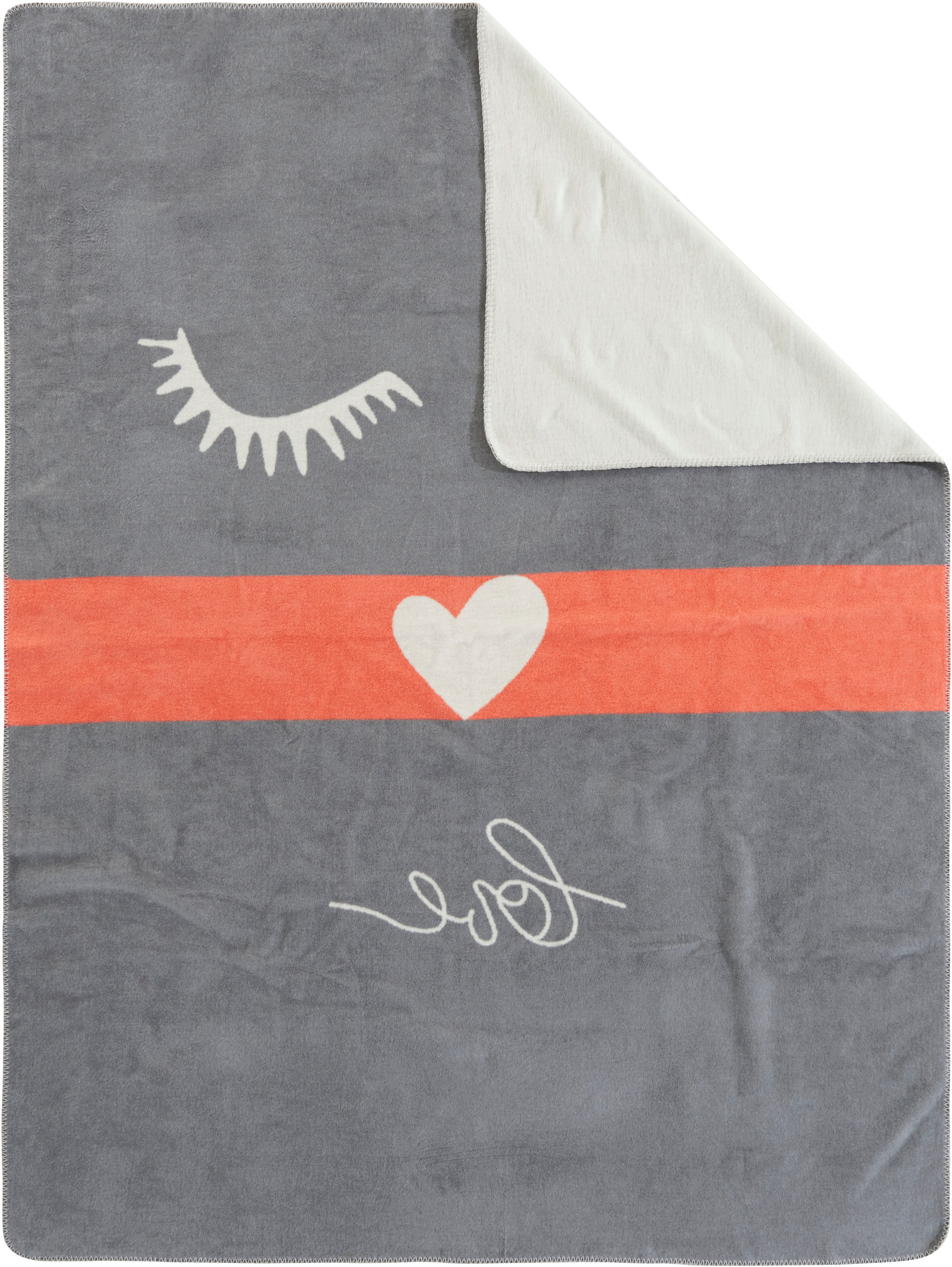 Guido Maria Kretschmer Home&Living Wohndecke "DKMS Life" unterstützt das Pa günstig online kaufen