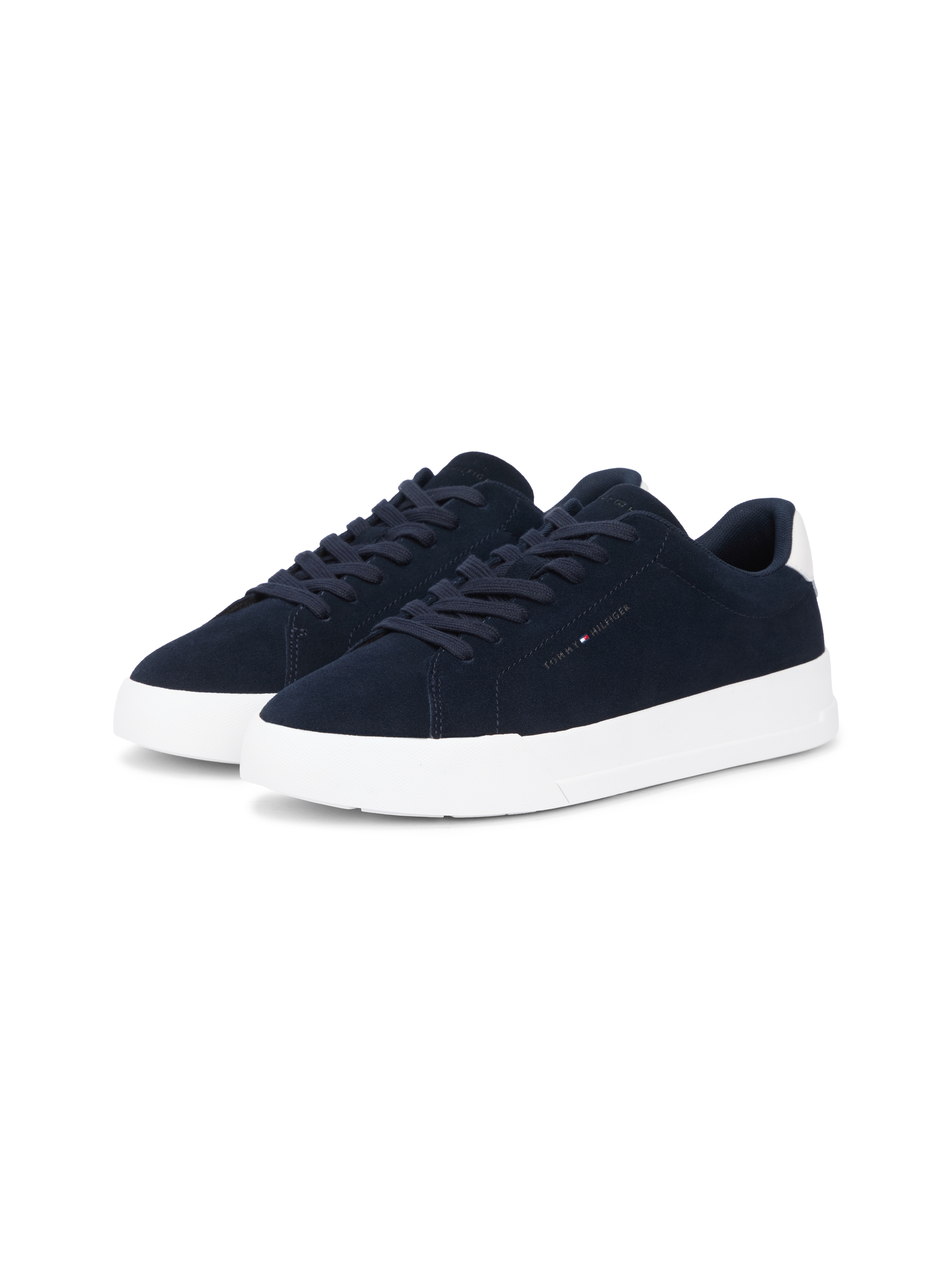Tommy Hilfiger Sneaker "TH COURT CORE SUEDE" Freizeitschuh, Halbschuh, Schn günstig online kaufen