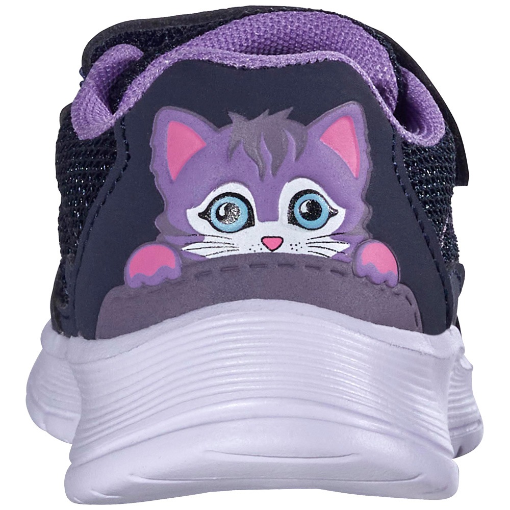 Sneaker LOTTO, Damen, Gr. 22, navy, lila, Kunstfaser, Synthetik, Schuhe Sneaker, - in kinderfußgerechter Passform 3