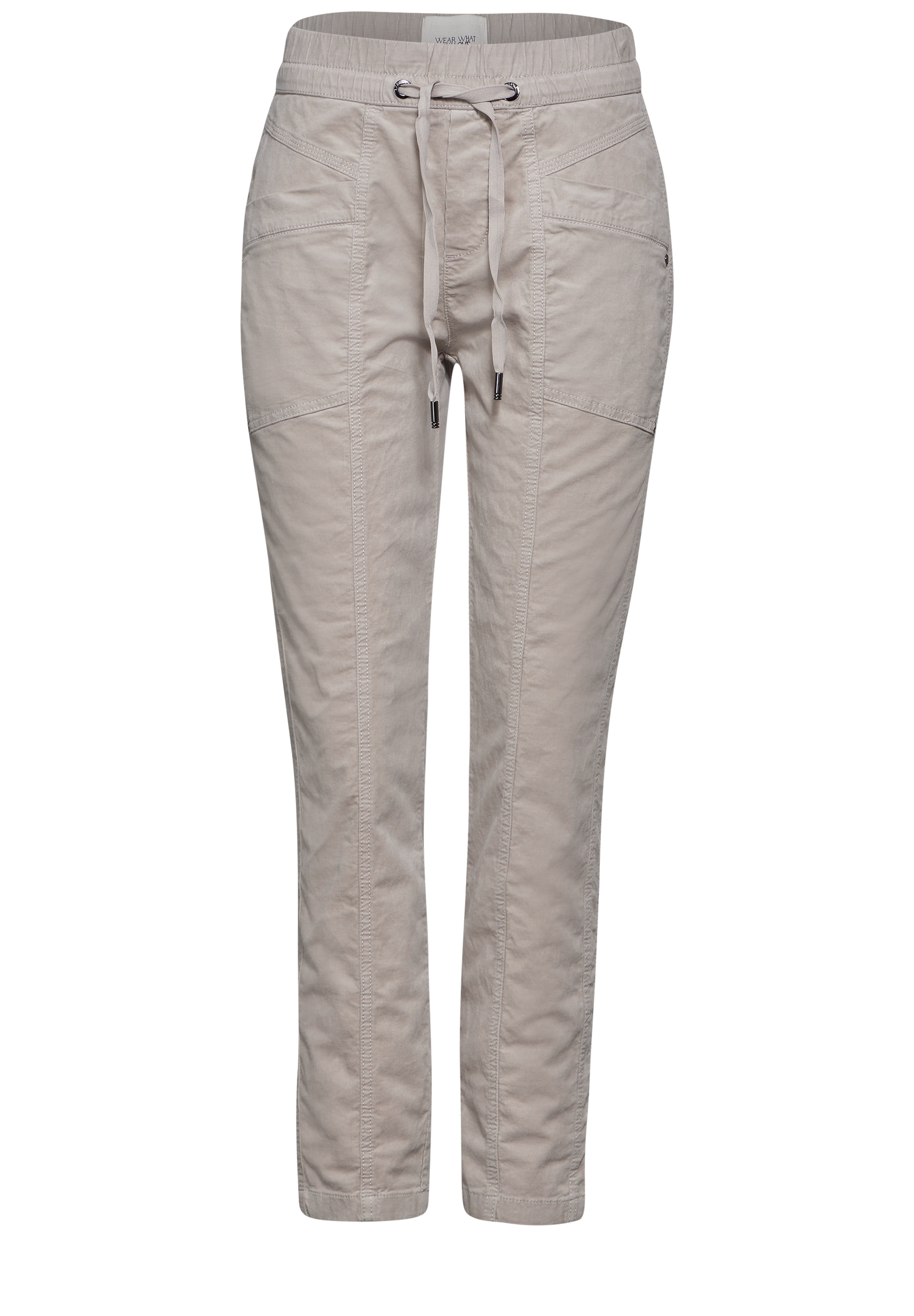 STREET ONE Jogger Pants, in Cord-Optik