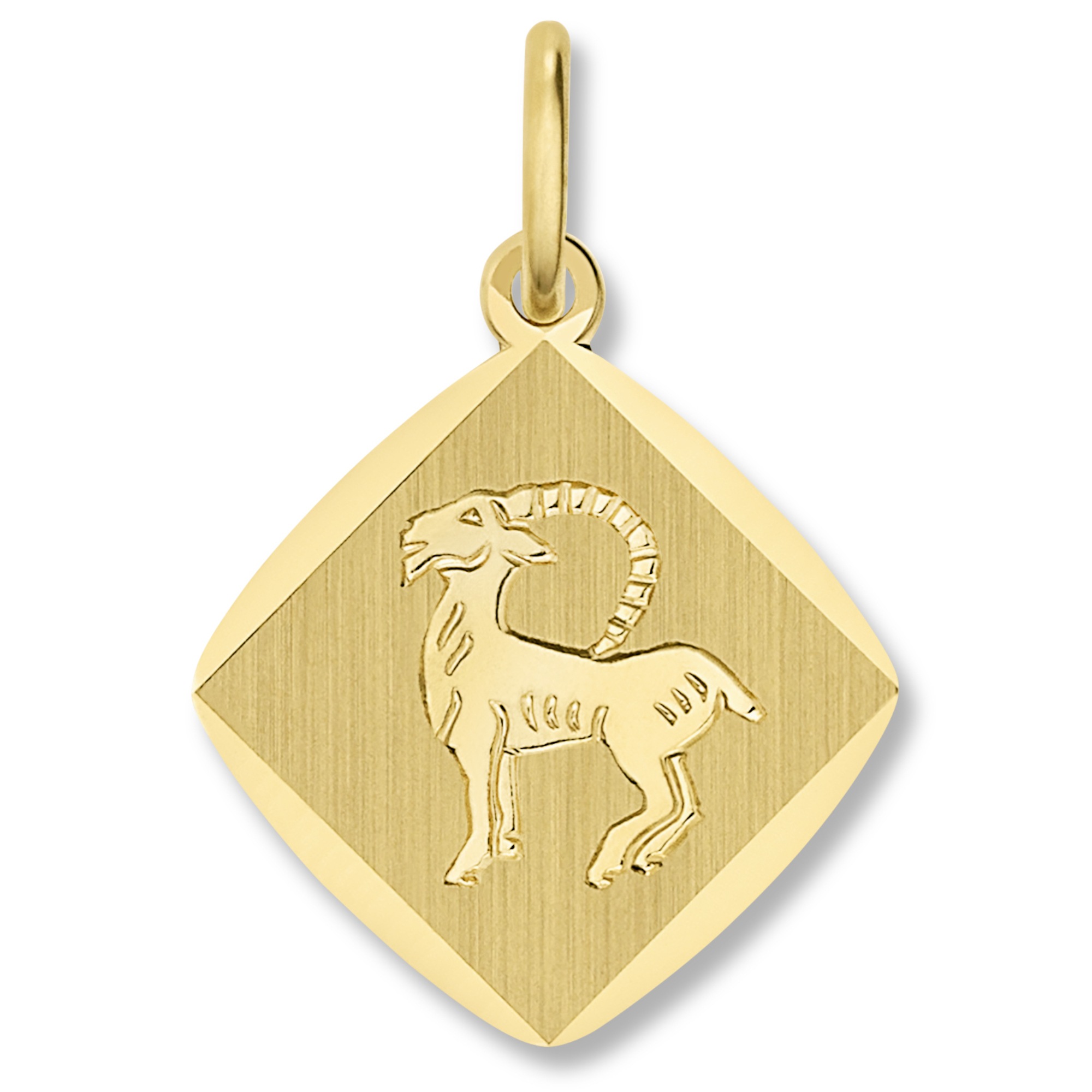 Sternzeichenanhänger ONE ELEMENT "Sternzeichen Anhänger aus 333 Gelbgold", gold, Schmuckanhänger, Damen, Steinbock, Steinbock, Gelbgold 333 Gold, Gelbgold 333, Gold, Individuell & symbolisch – ein liebevolles Geschenk für besondere Menschen