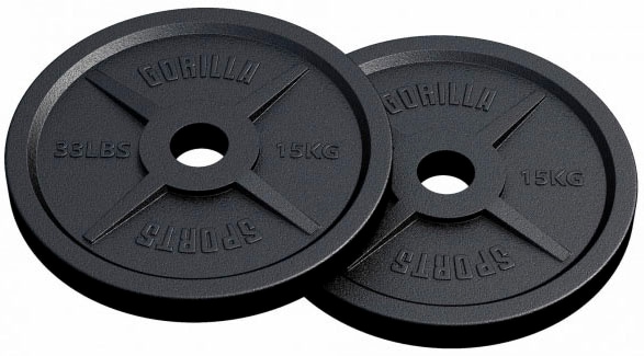 Hantelscheiben »Olympia 30 kg«, (Set, 2 tlg.)