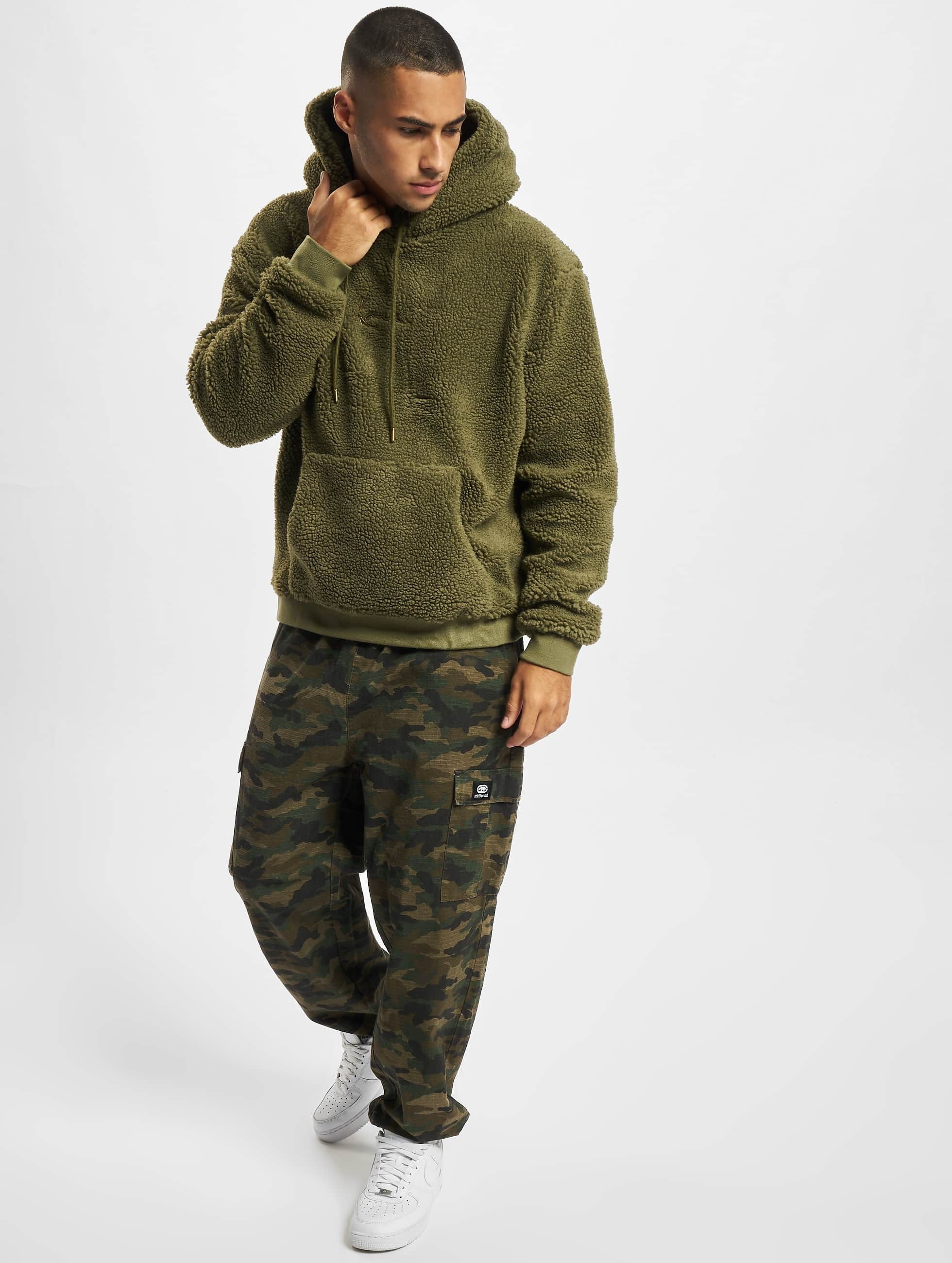 Karl Kani Sweatshirt »Karl Kani Herren KM213-064-1 Small Signature Teddy Hoodie«, (1 tlg.)