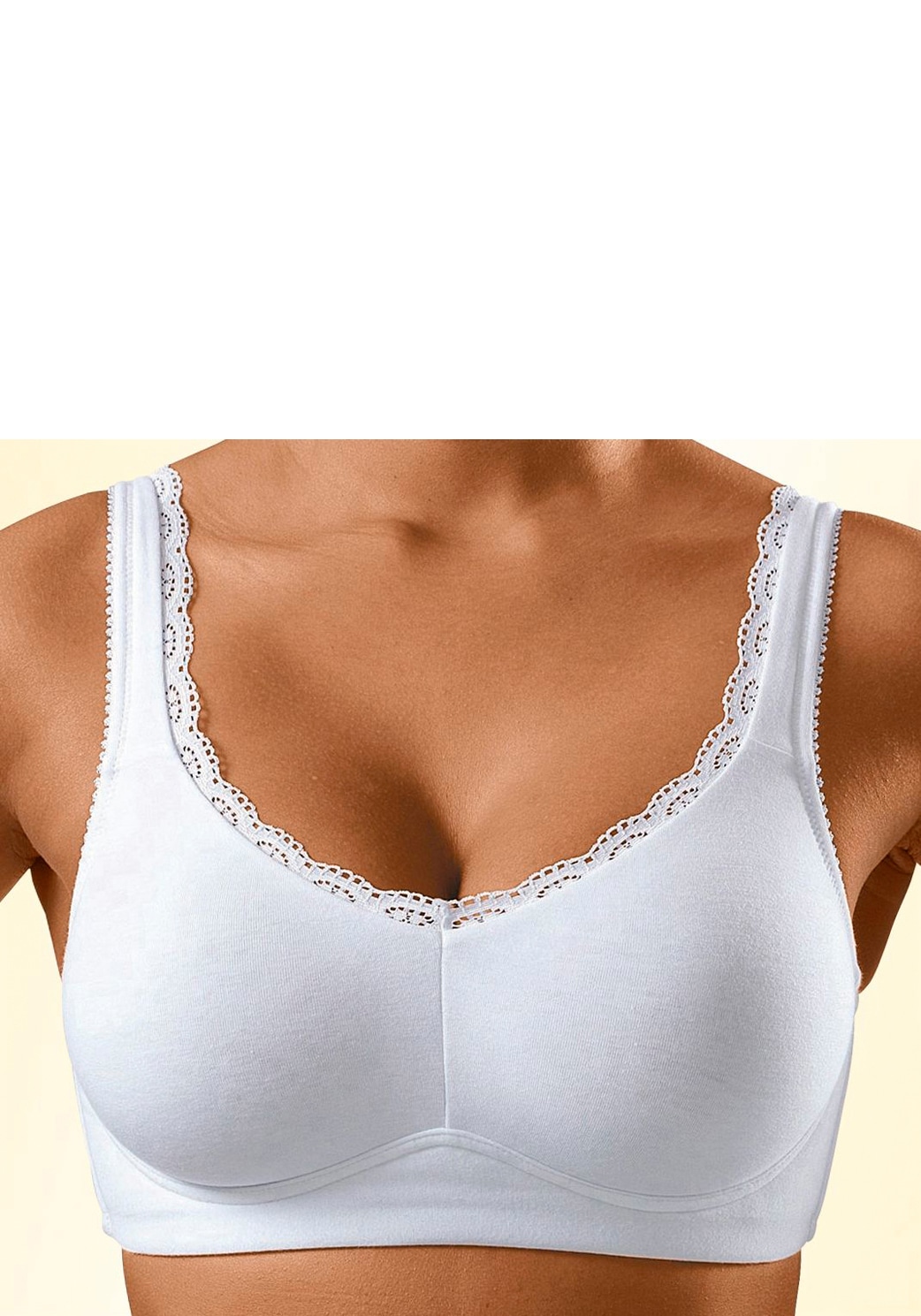 Soft-BH, Bügel, Stück), BAUR bestellen Spitzenkante, (Packung, Basic 2 Dessous | petite fleur ohne mit