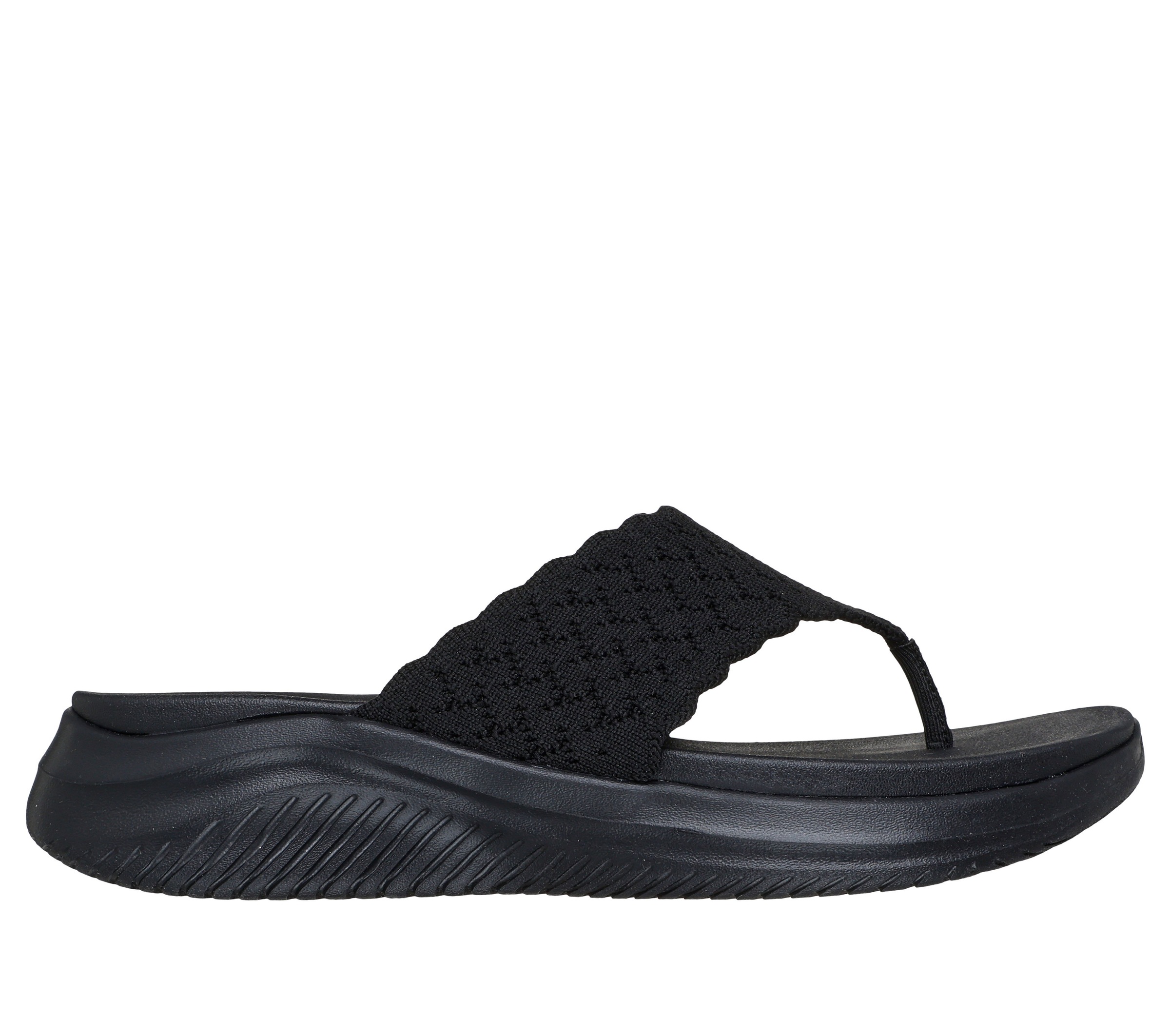 Skechers Ultra Flex 3.0 Sandal-Rhythm Waves Sandals Black 40 2