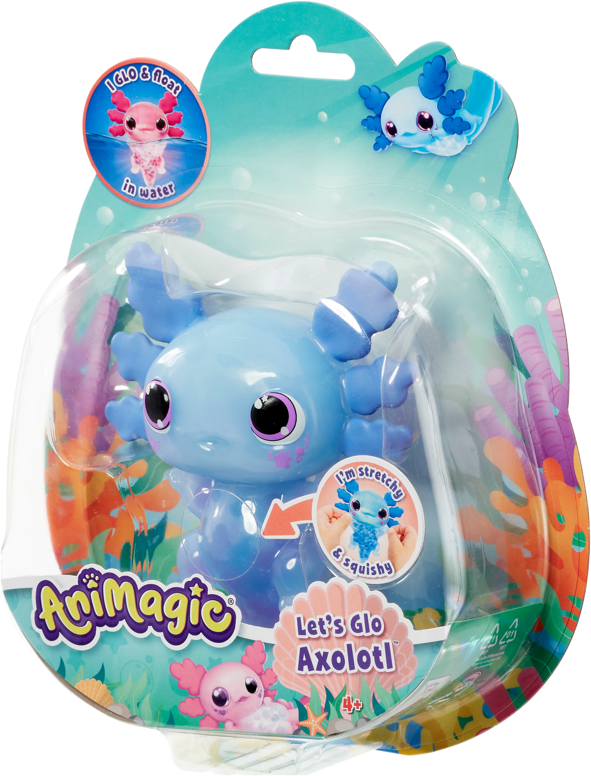 Goliath® Badespielzeug »Animagic, Let's glo Axolotl, Schwimm-Axolotl«