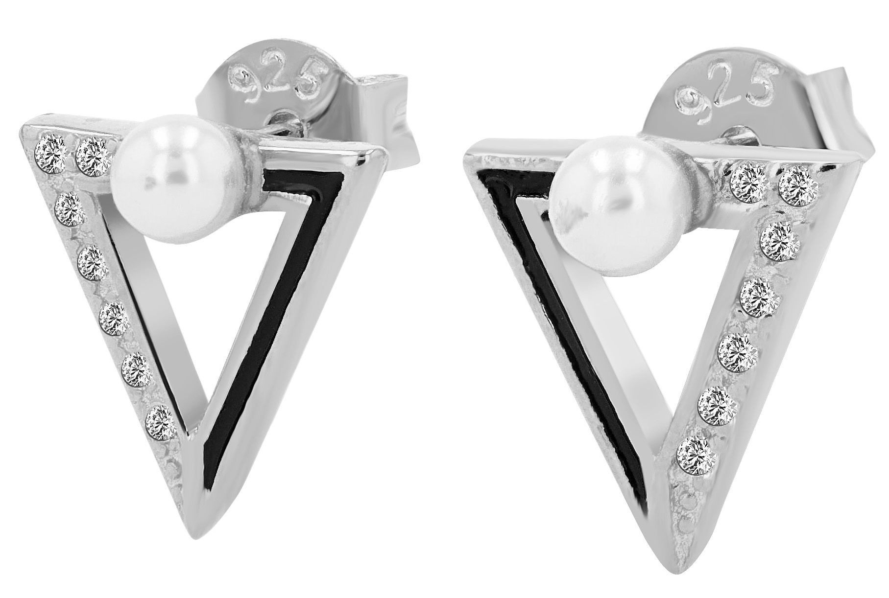 Adelia´s Paar Ohrhänger "Damen Ohrringe – Ohrstecker aus 925 Silber mit Per günstig online kaufen