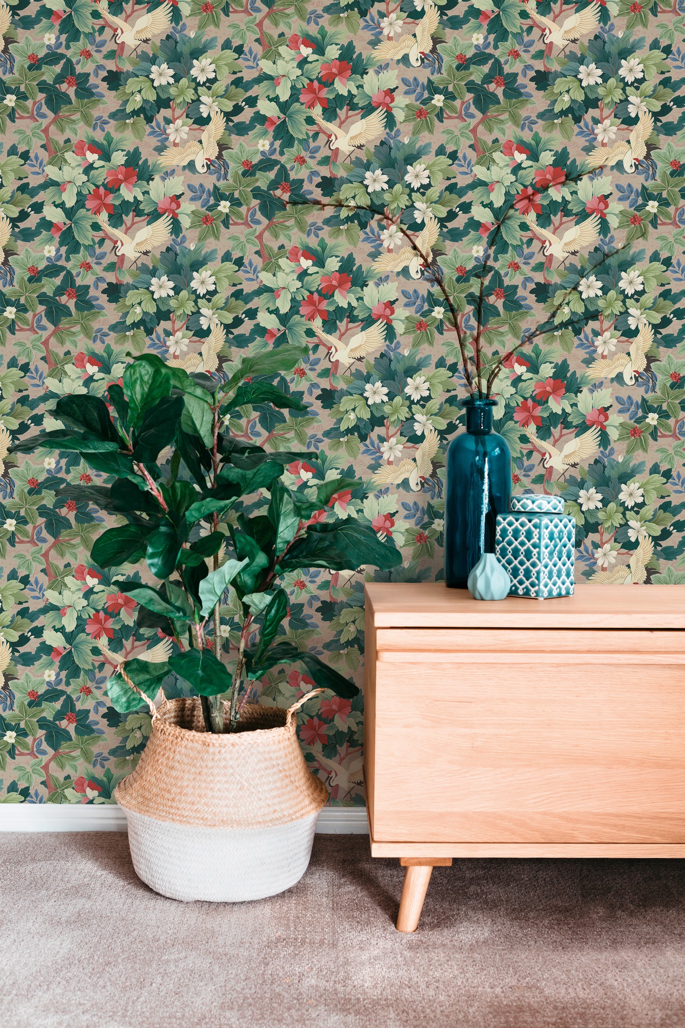 A.S. Création Vliestapete »Pintwalls III Naturwald-Tapete« Kunst strukturiert