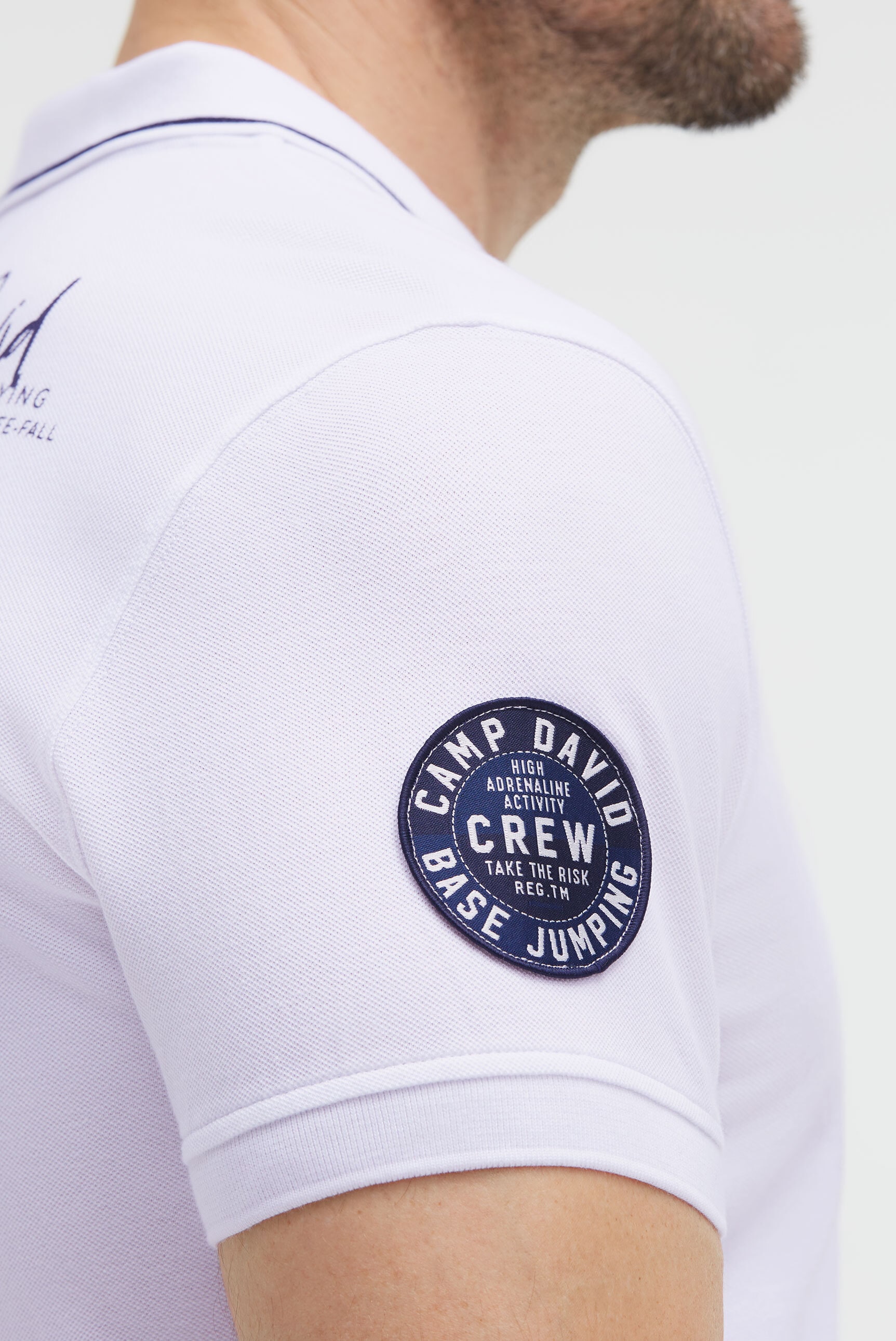 CAMP DAVID Poloshirt aus Baumwolle