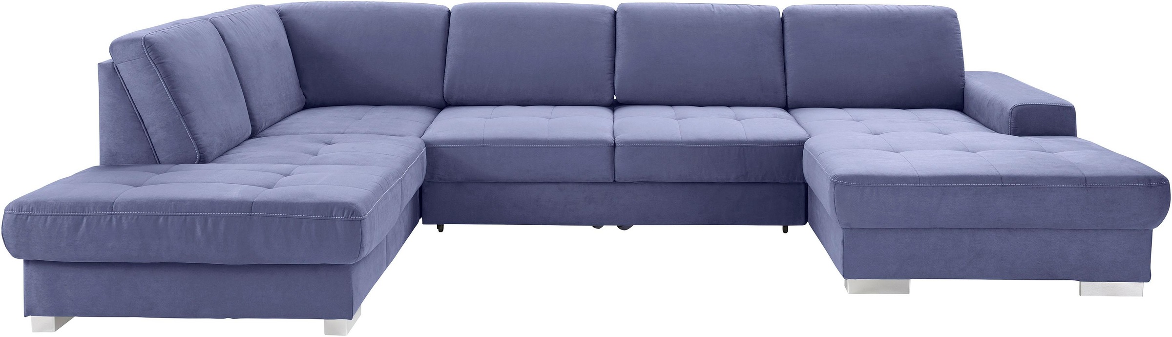 sit&more Wohnlandschaft »Santorini U-Form«, mit Federkern und Sitztiefenverstellung, wahlweise mit Bettfunktion