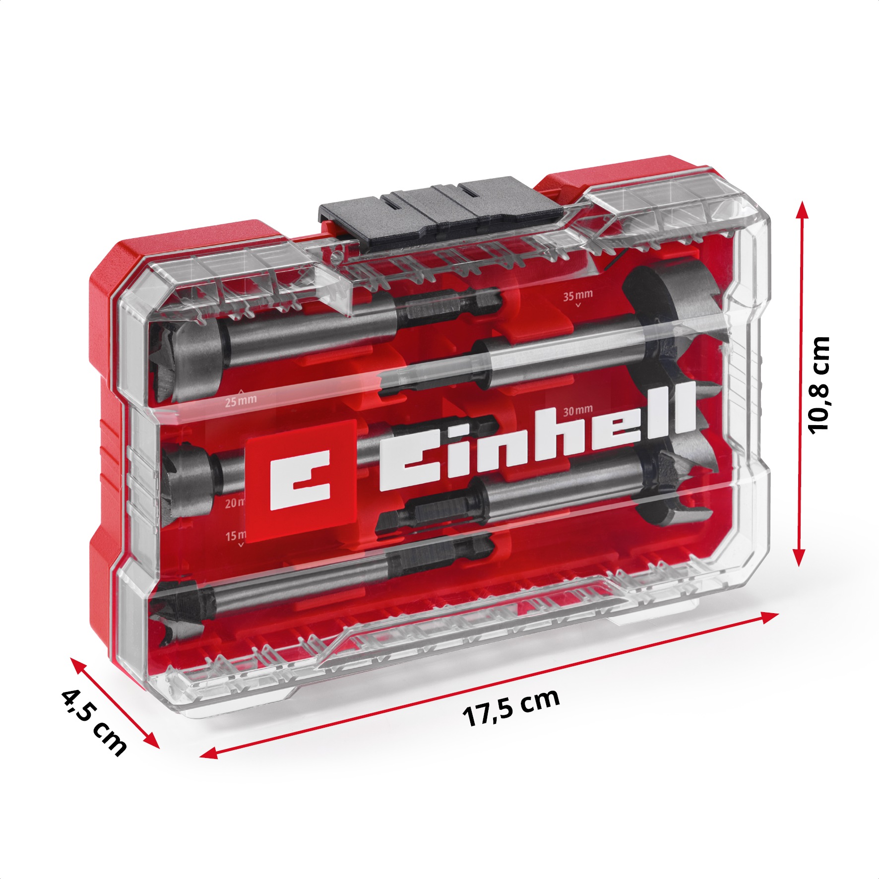 Einhell Forstnerbohrer »M-CASE«, (Set, 5 tlg., Forstnerbohrer-Set)