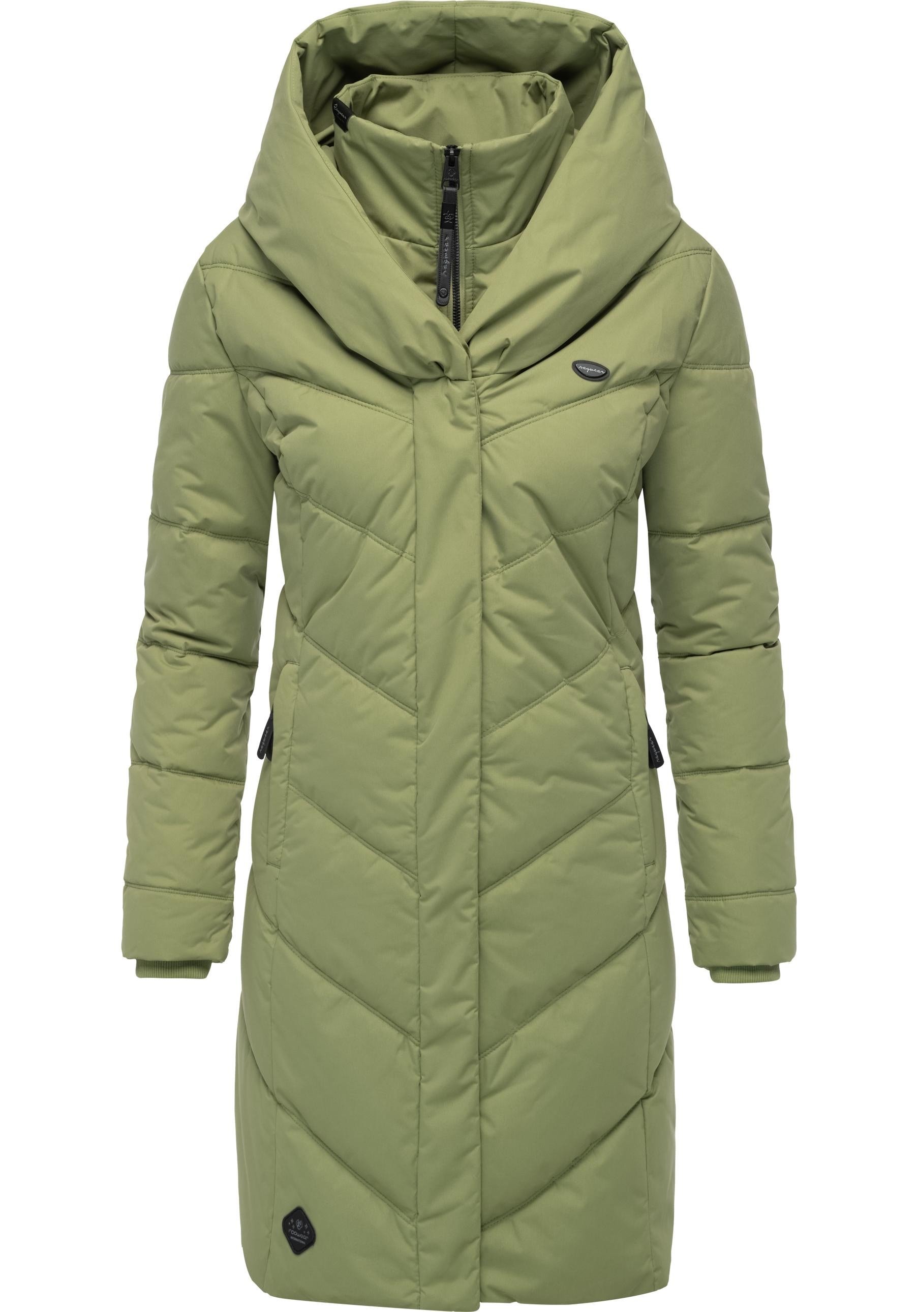 Ragwear Steppmantel »Natalka« stylischer, gesteppter Winterparka mit gefütterter Kapuze