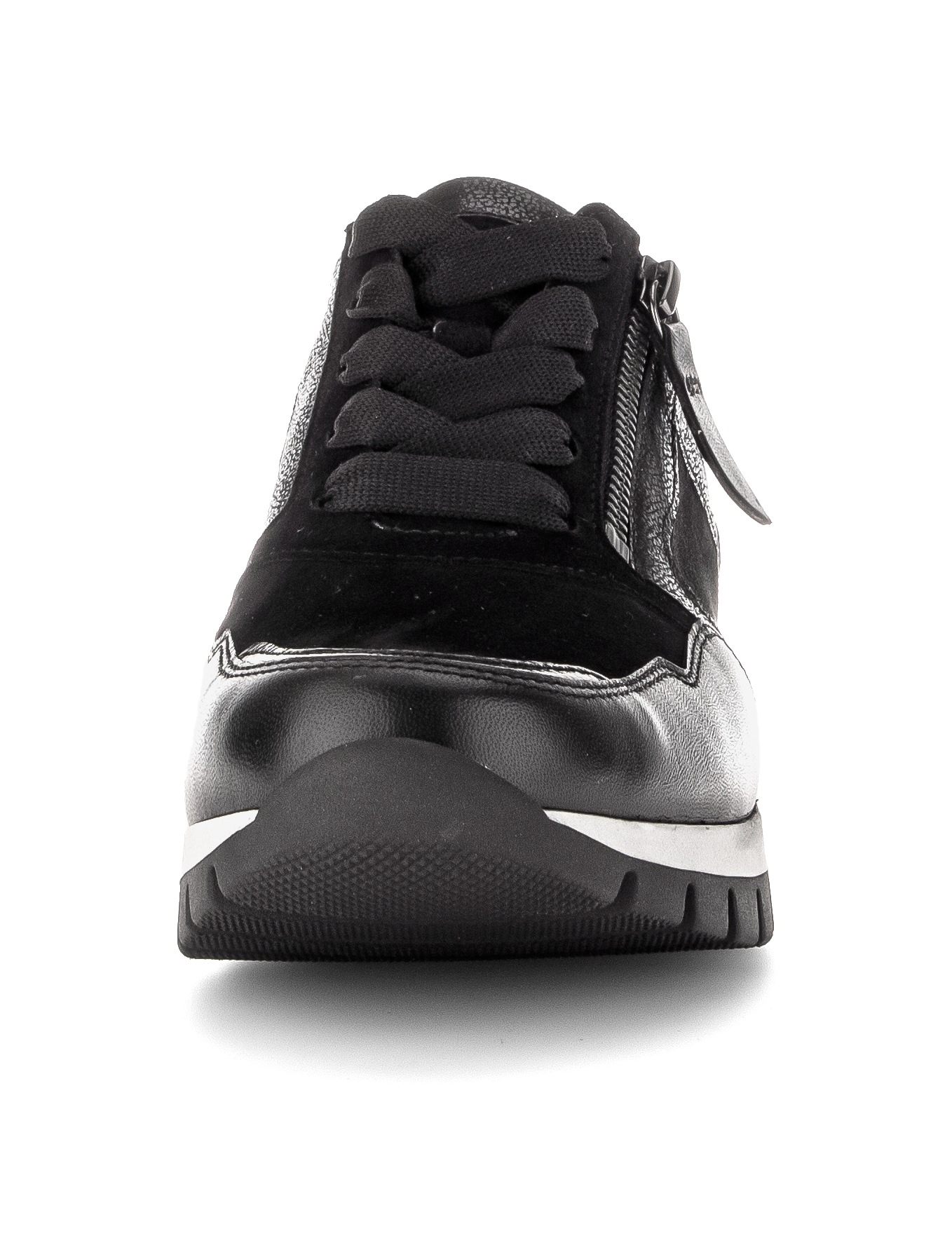 Gabor Keilsneaker »Turin«, Freizeitschuh, Halbschuh, Schnürer mit Komfortweite H (=sehr weit)