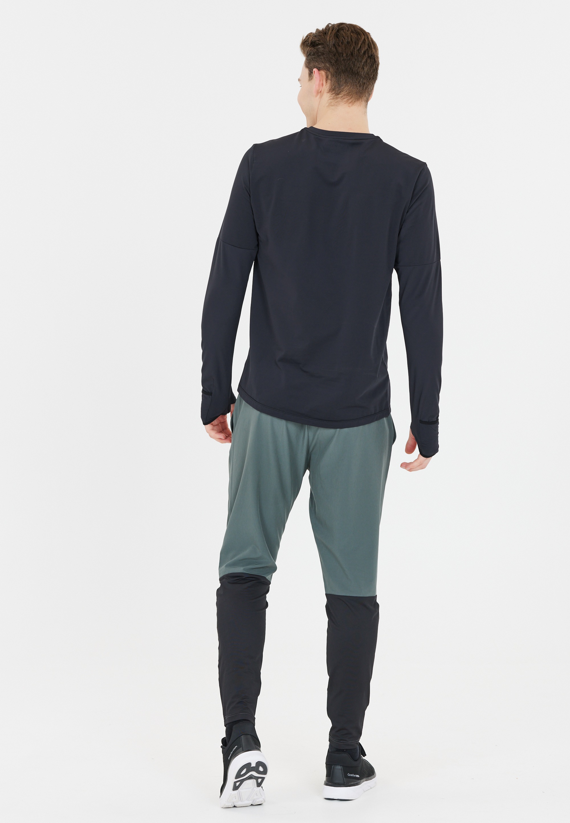 ENDURANCE Langarmshirt »Cedric«, mit 4-Wege-Stretch und Reflektoren