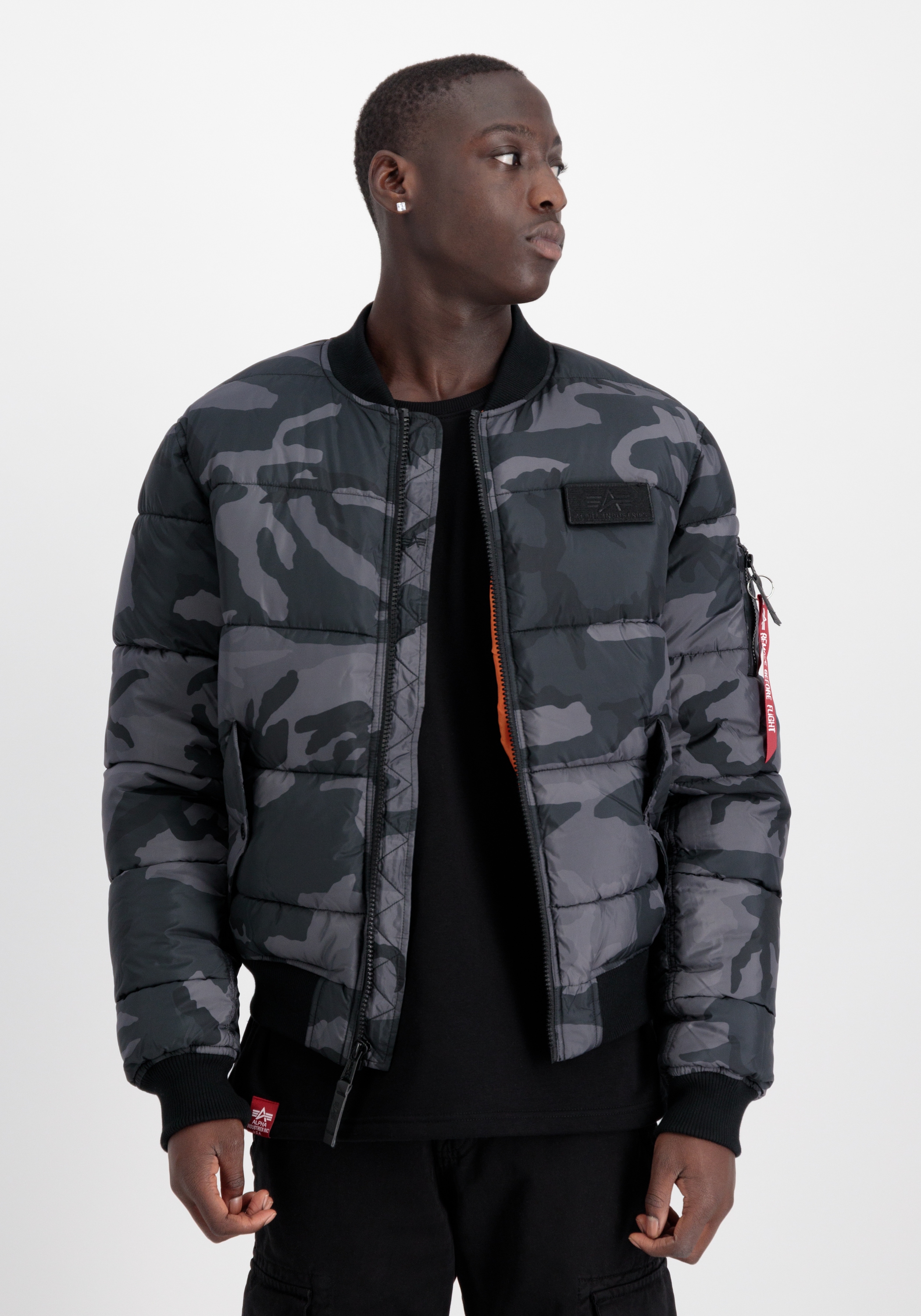 Alpha Industries Bomberjacke »Alpha Industries Men - Bomber Jackets MA-1 Puffer Bomber Camo«