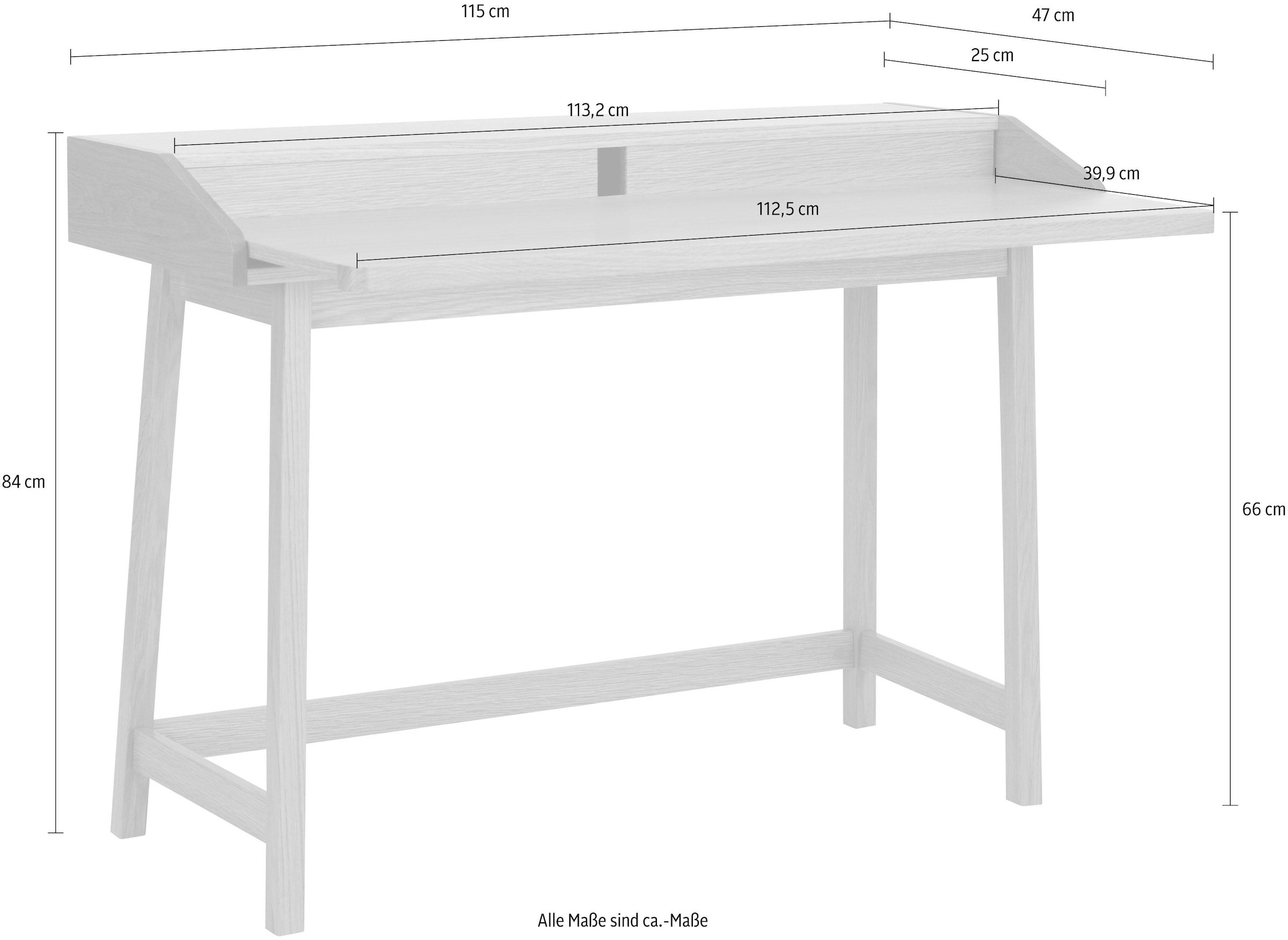 Woodman Schreibtisch »St. James«, Home Office Schreibtisch, Laptoptisch