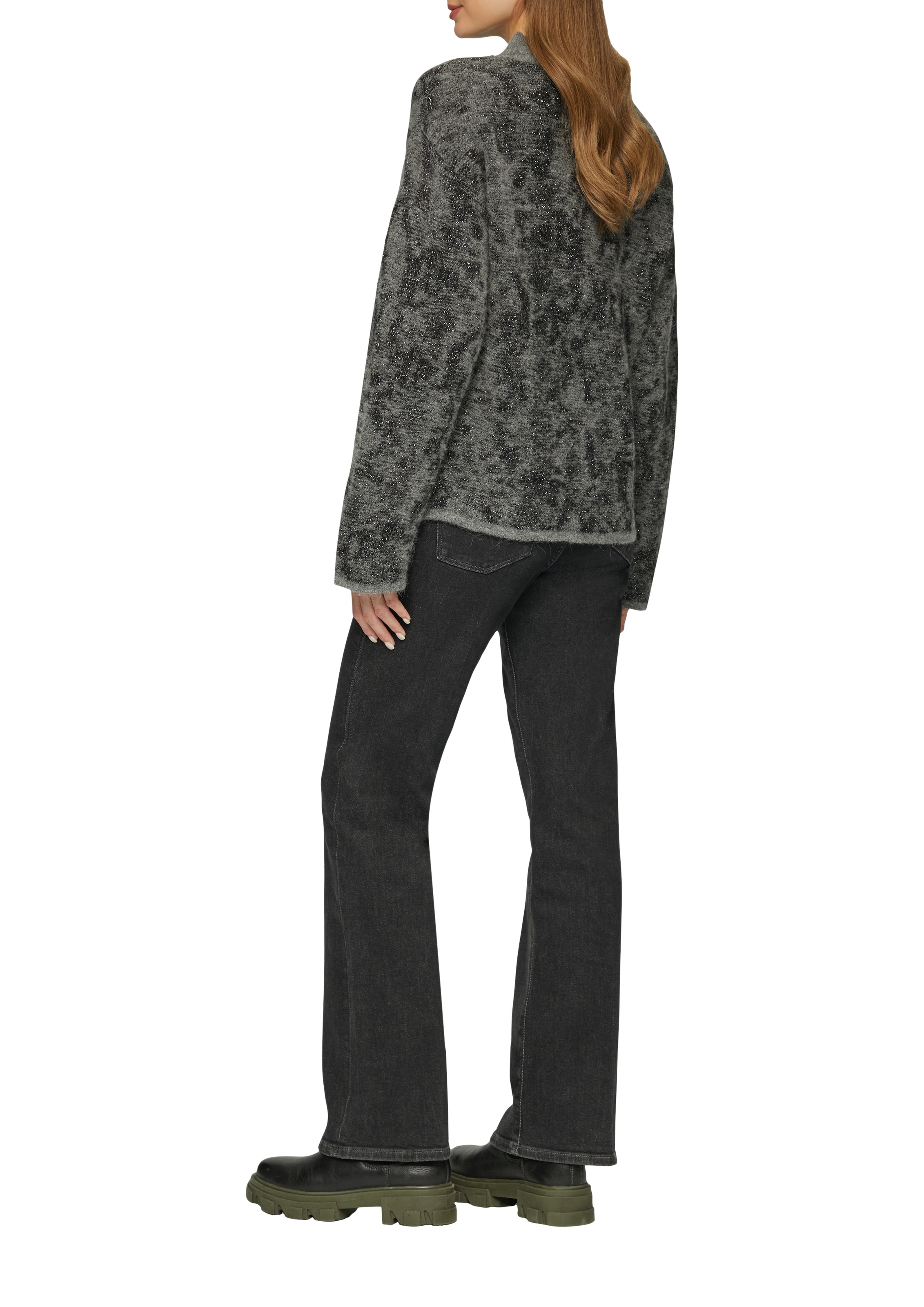 s.Oliver Stehkragenpullover, mit Muster