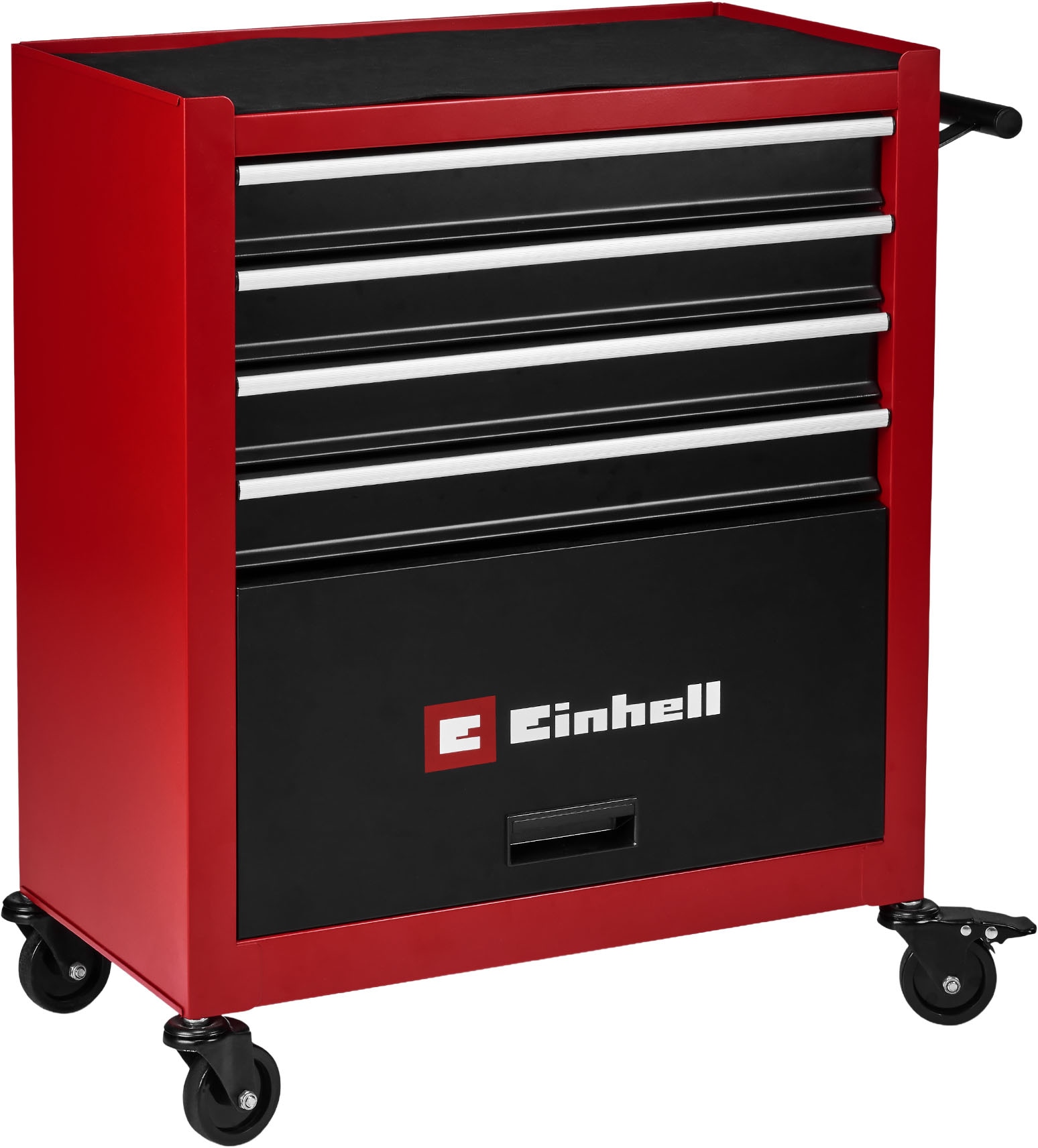EINHELL Werkstattwagen "TC-TW 100", B:38cm H:72,4cm T:67cm, rot, Werkstattwagen, 4 Schubladen