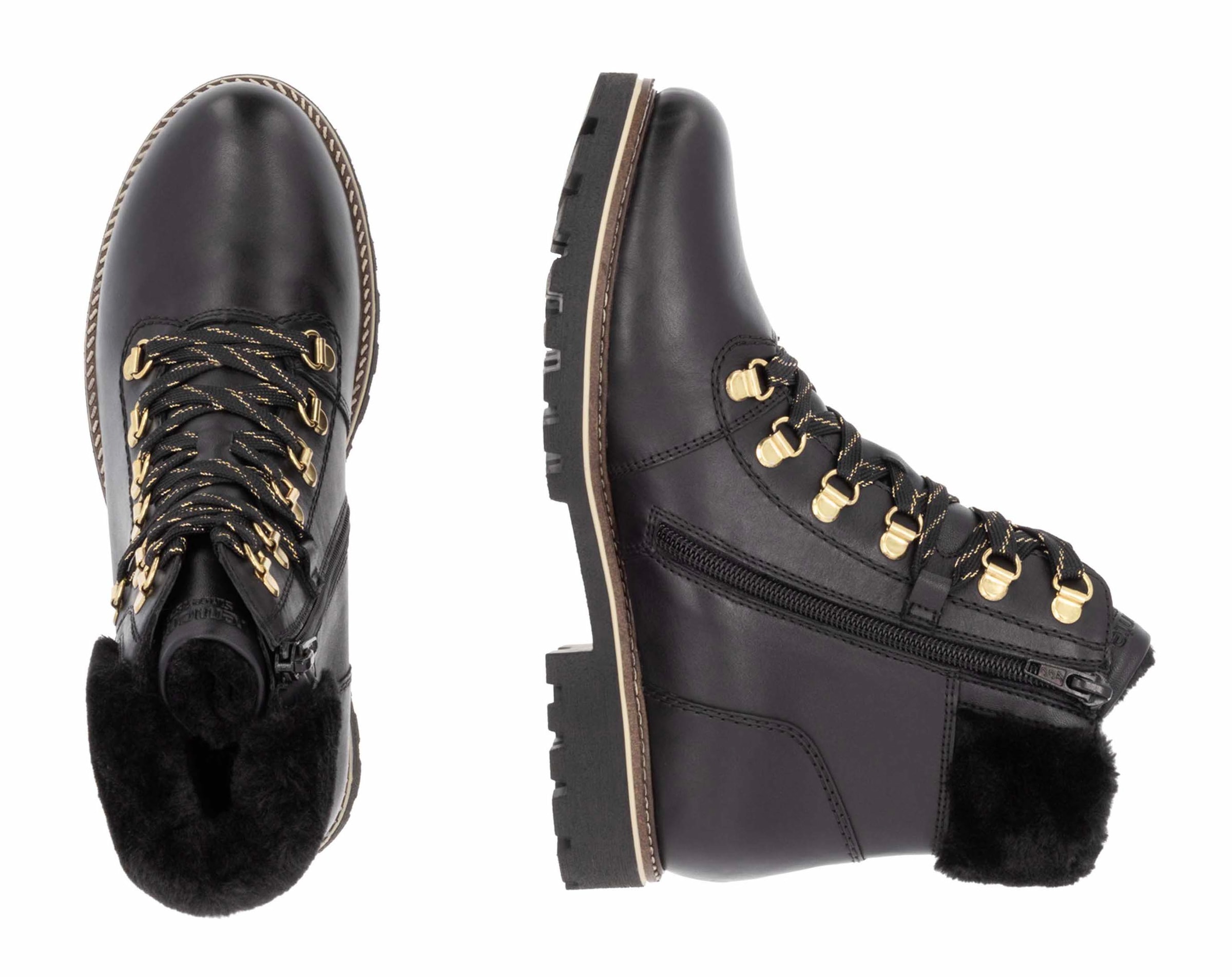 Remonte Winterboots, Blockabsatz, Winterstiefelette, Schnürstiefelette mit TEX-Membran