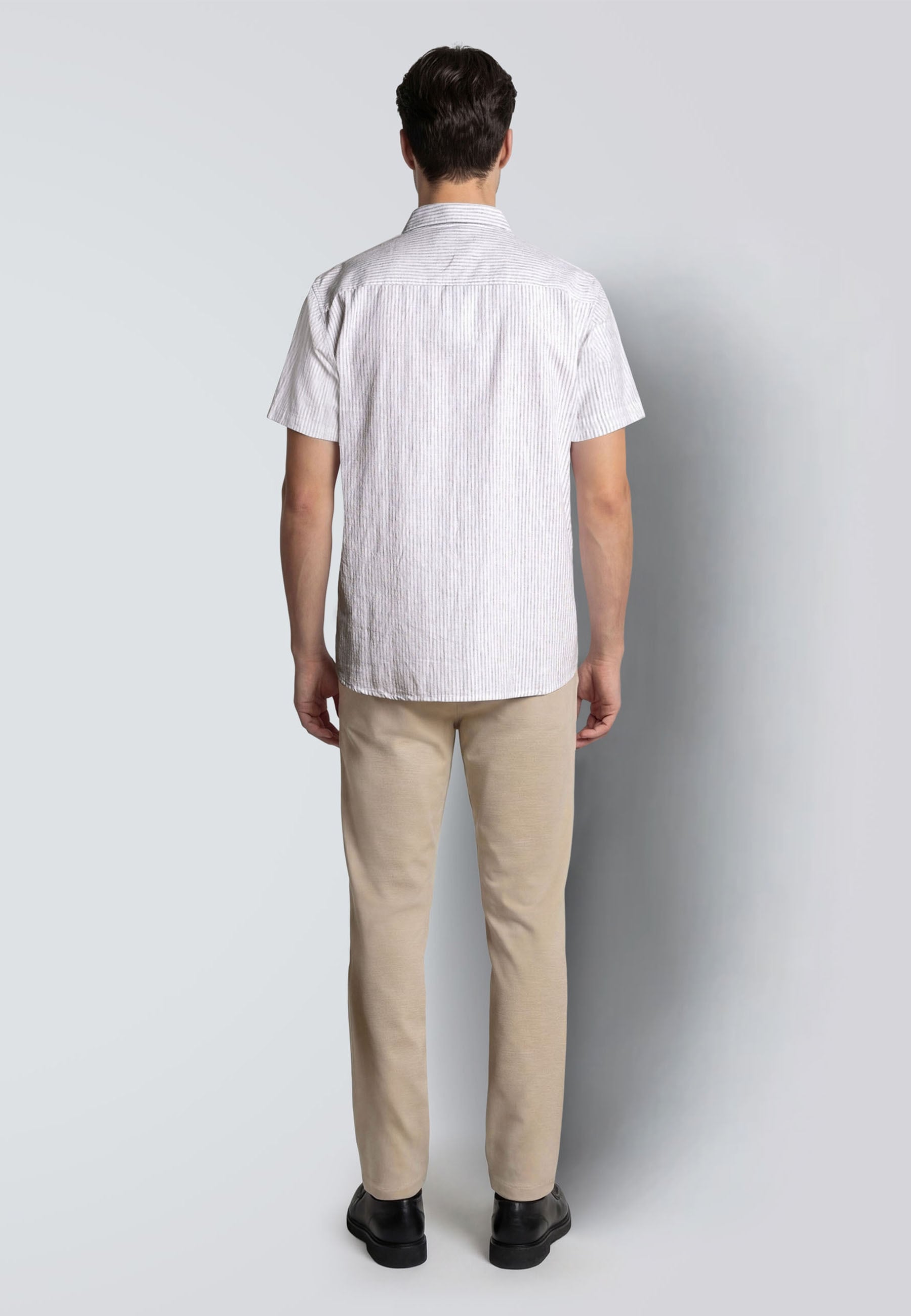 Clean Cut Copenhagen Langarmhemd »Clean Cut Copenhagen Luca Striped S/S Shirt« 1