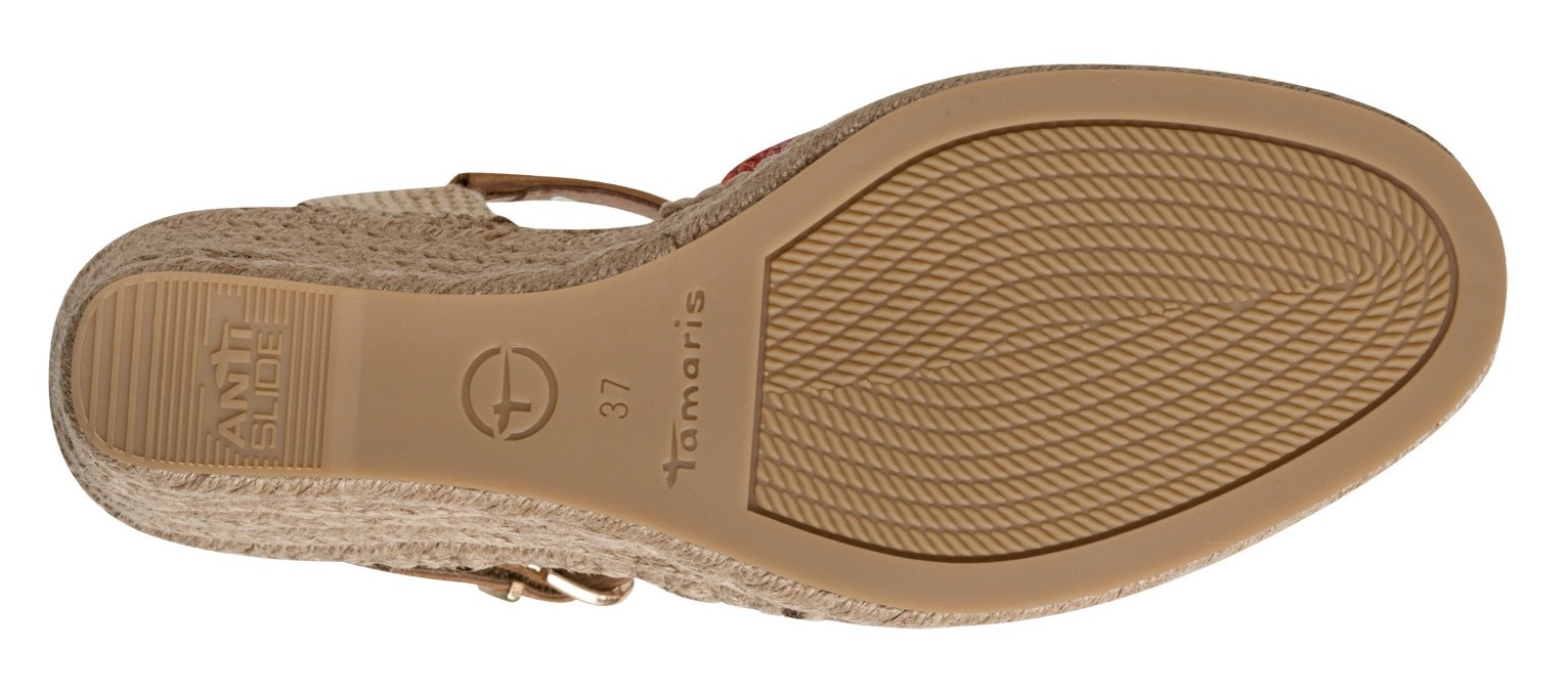 Thumbnail - Tamaris Keilsandalette, Plateau, Sommerschuh mit geschlossenem Zehenbereich