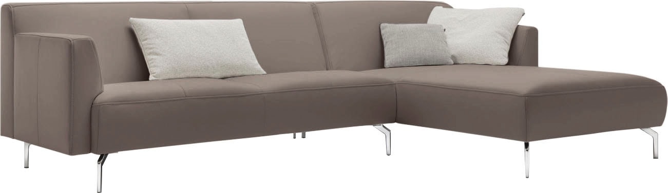 hülsta sofa Ecksofa »hs.446«, in minimalistischer, schwereloser Optik, Breite 296 cm