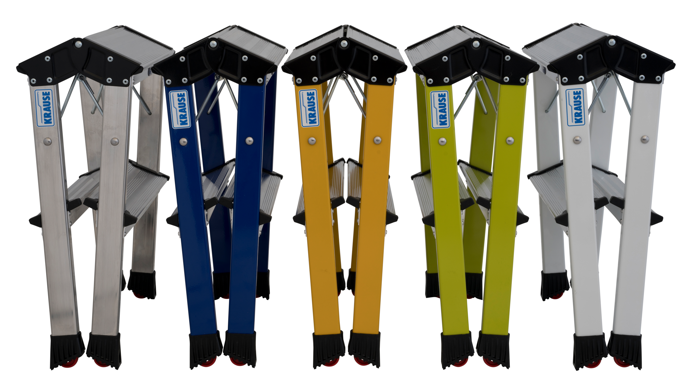 KRAUSE Klapptritt »MONTO Doppel-KlappTritt Rolly« 1 Stk. tlg.