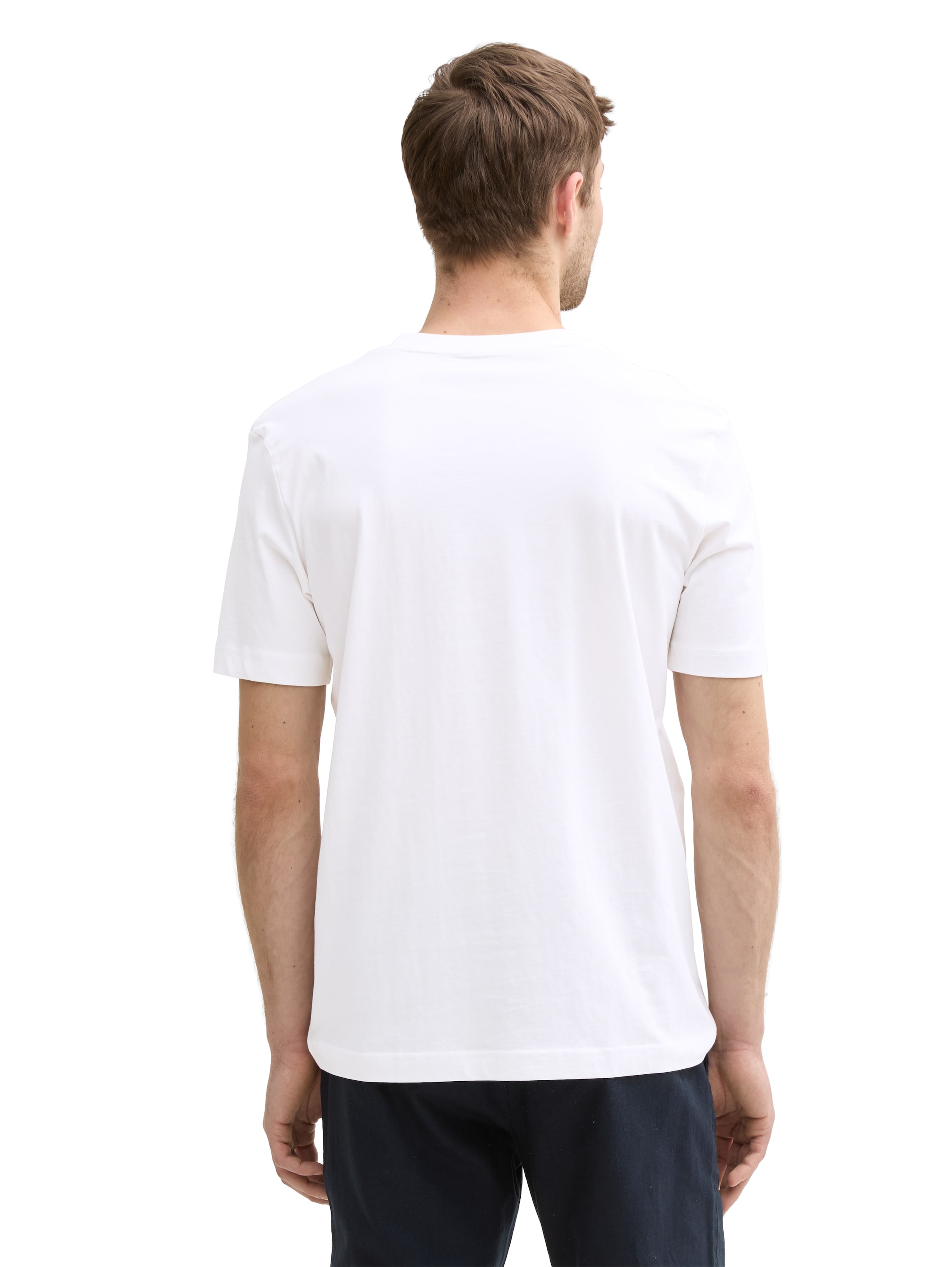TOM TAILOR T-Shirt, (Packung, 2 tlg.), mit Frontprint