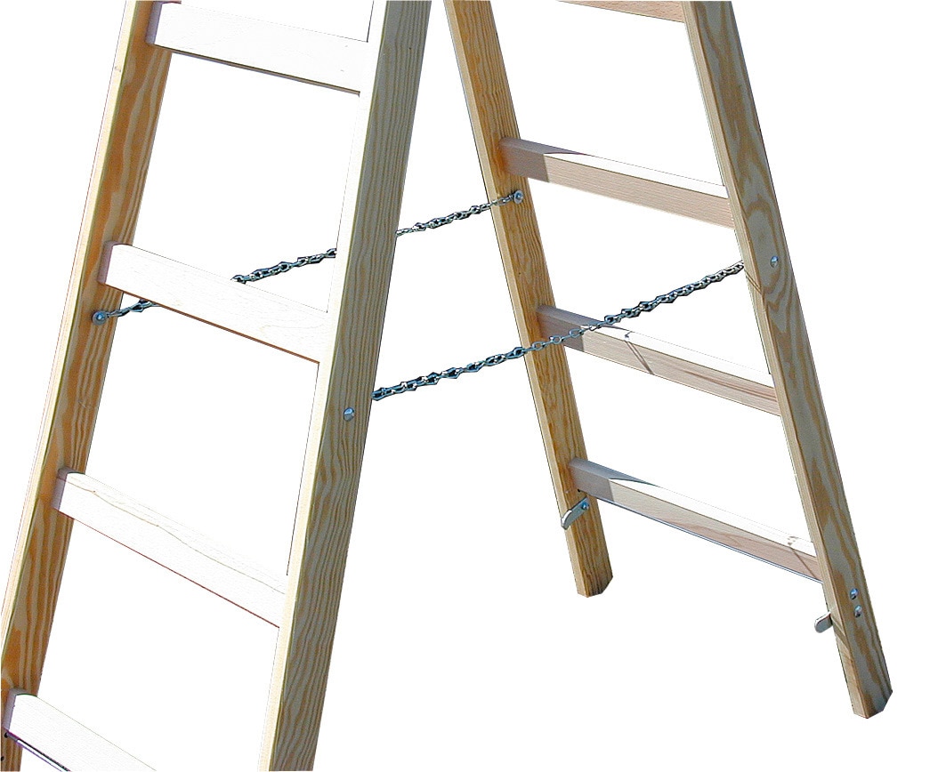 KRAUSE Doppelleiter »Stabilo«, 2x5 Sprossen, beidseitig begehbar