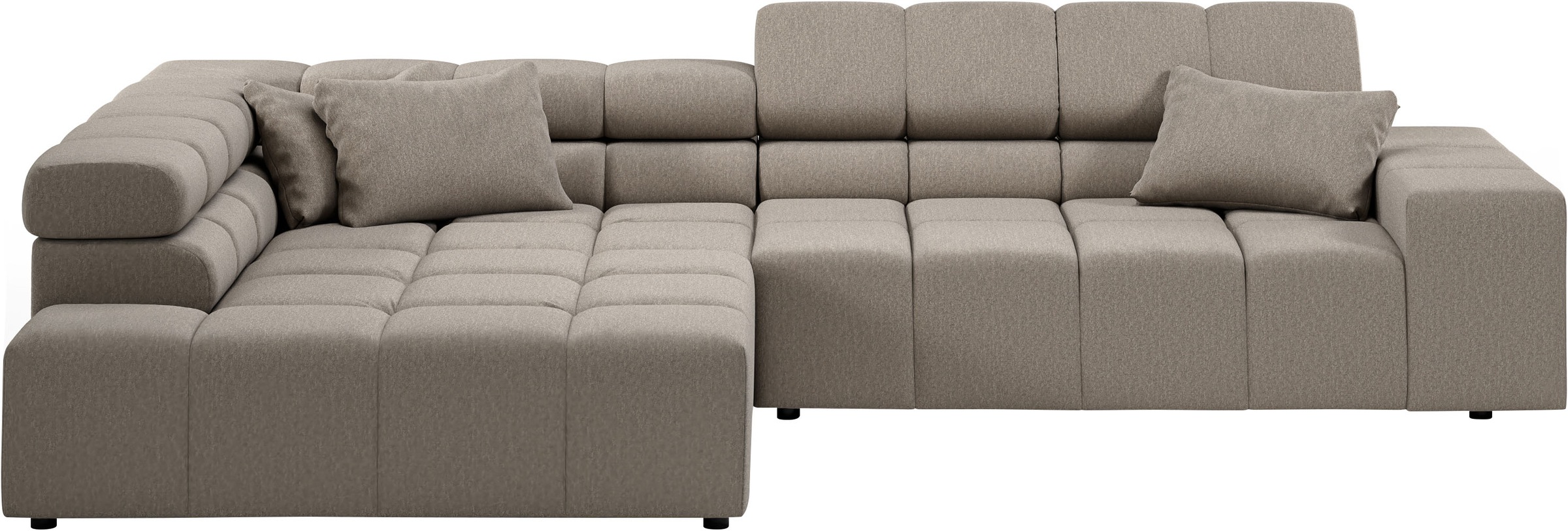 INOSIGN Ecksofa "Ancona incl. Kopfteilverstellung, Breite 319cm, L-Form", w günstig online kaufen