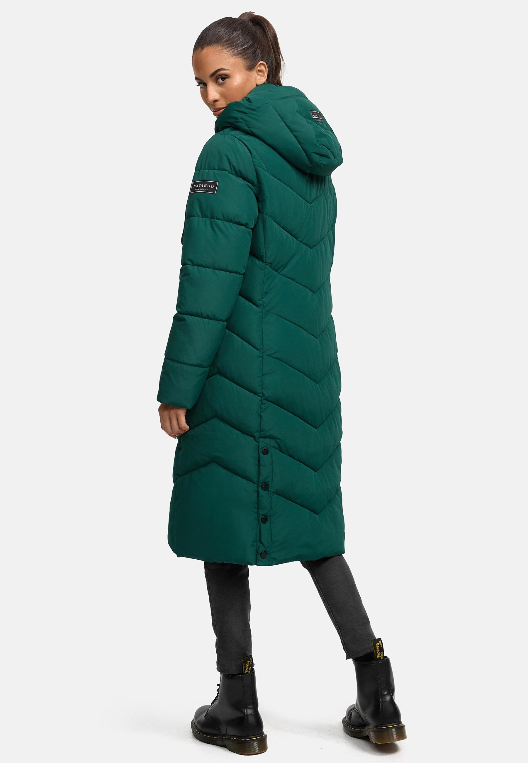 Navahoo Steppmantel »Sahnekatzii XIV«, Schicker Wintermantel mit kuschlig warm wattiertem Kragen