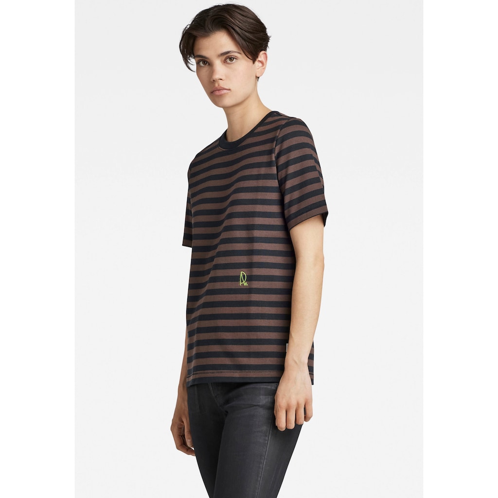 G-Star RAW T-Shirt »Small RAW gr stripe r t«