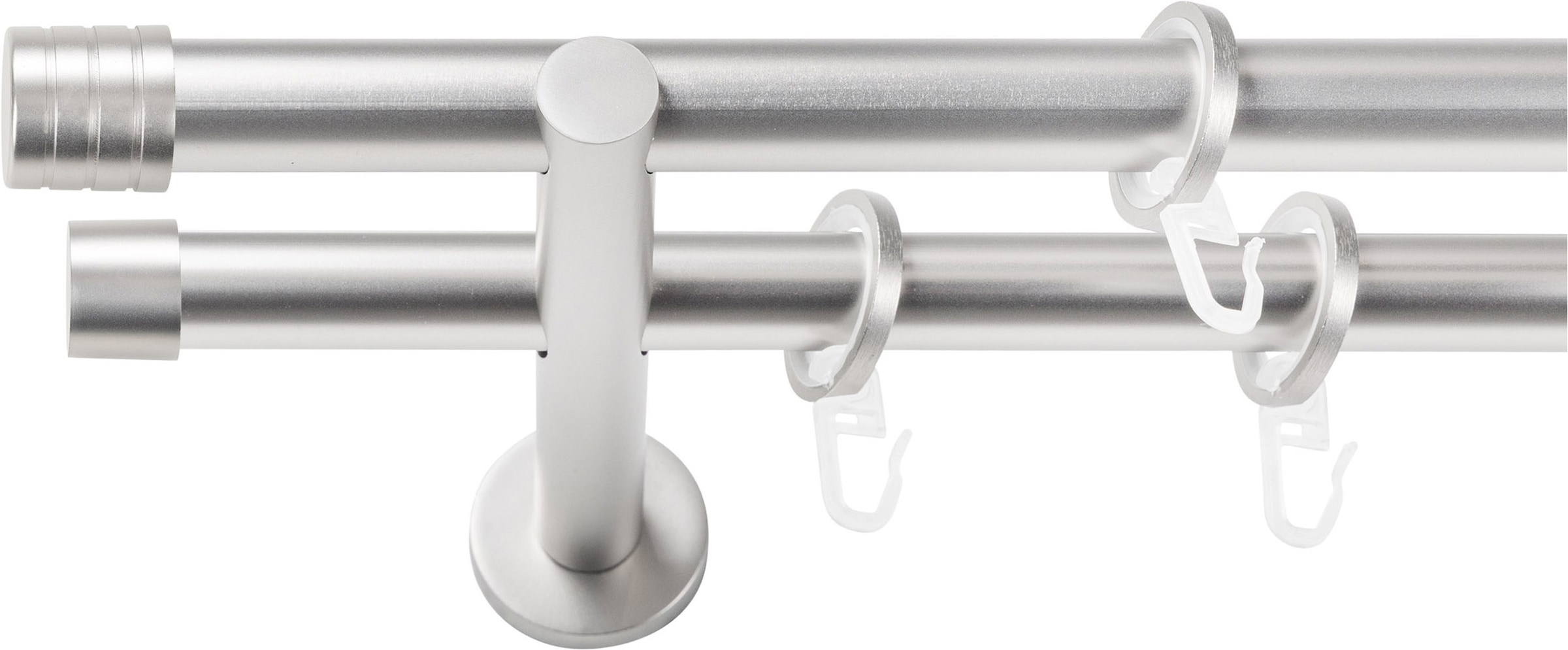 SN DECO GROUP Gardinenstange Ø 19 mm 2 läufig-läufig Fixmaß;kürzbar