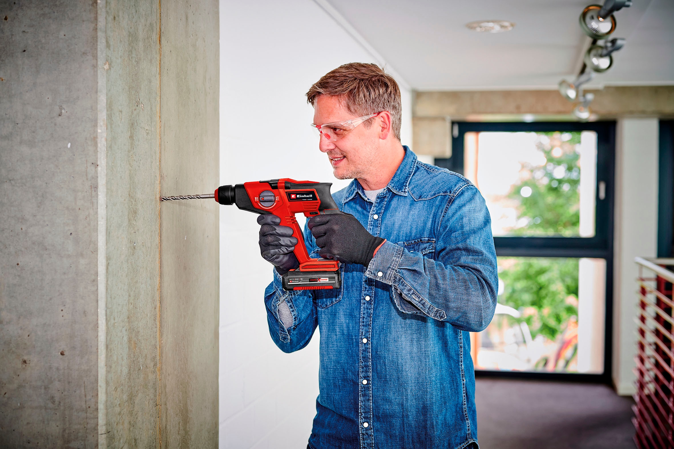 Einhell Akku-Bohrhammer »TE-HD 18/12 Li - Solo«, (2 tlg.), ohne Akku und Ladegerät