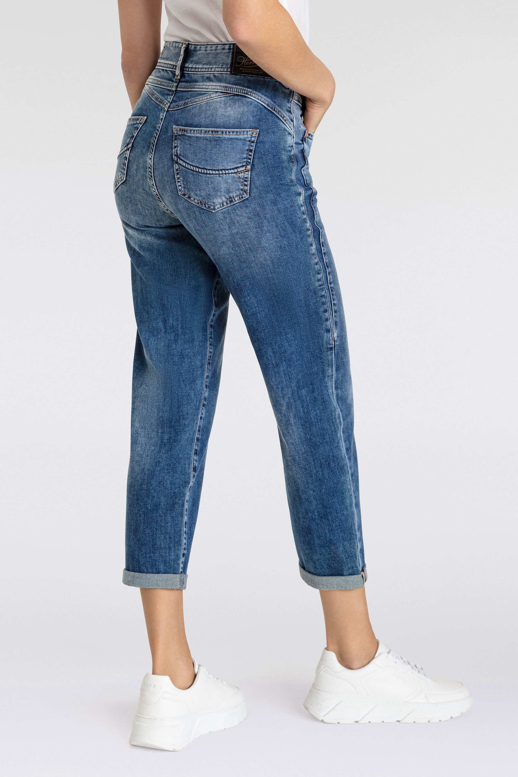 Herrlicher 5-Pocket-Jeans »Gila HI Tap Recycled Denim Light«, im Five-Pocket Style