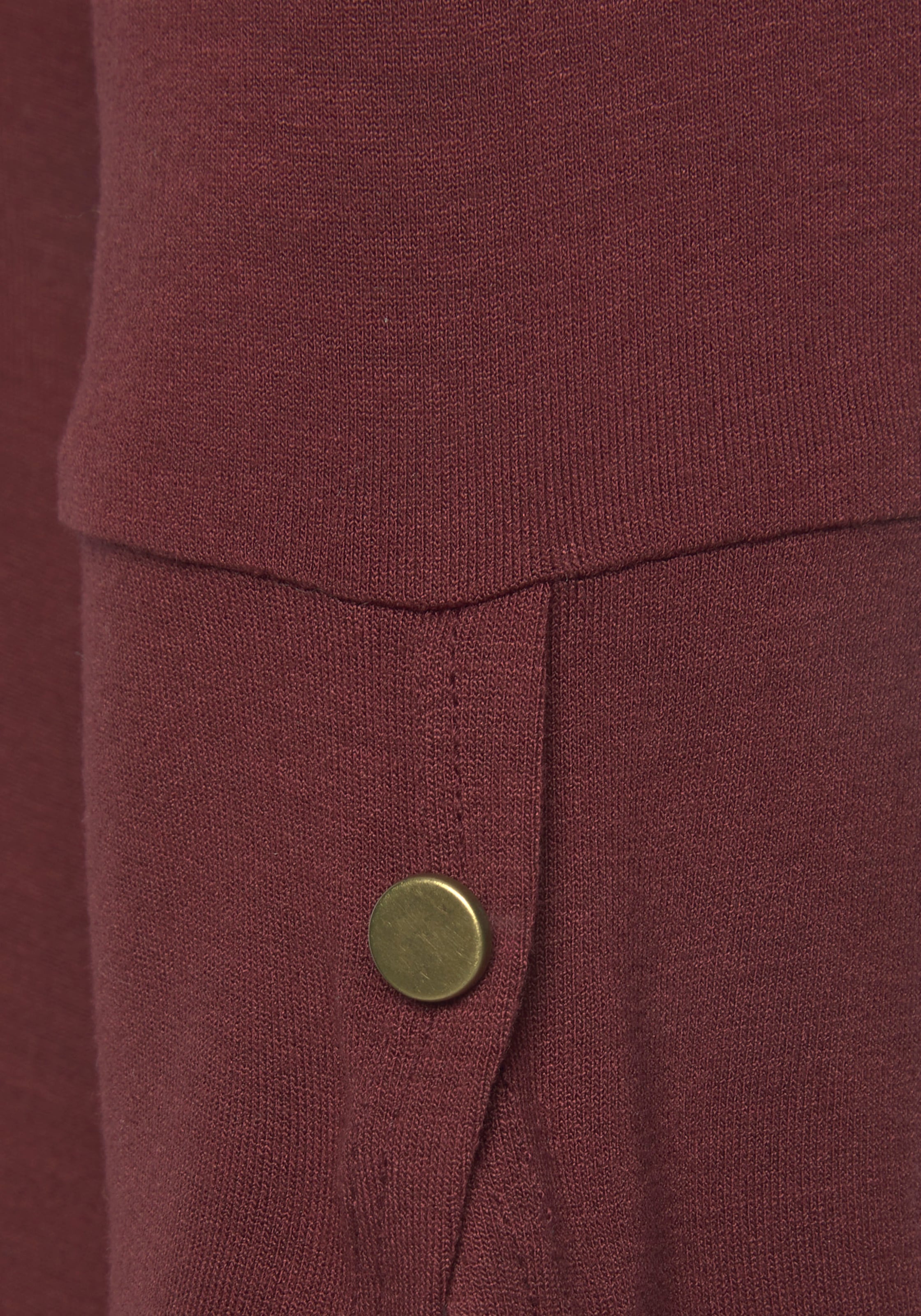 Vivance 3/4-Arm-Shirt »mit Manschetten und goldfarbenen Knöpfen«, (2er-Pack), aus weichem Viskose-Stretch
