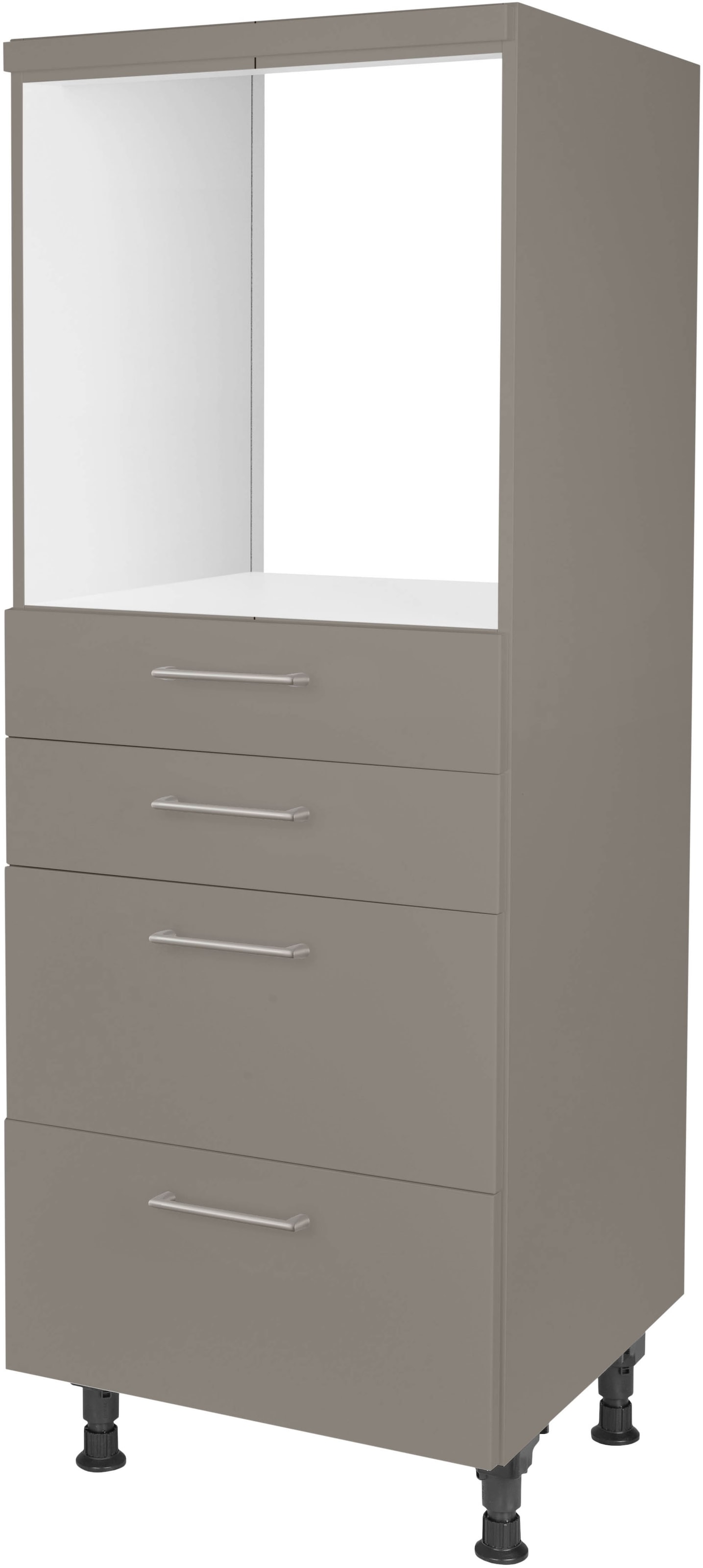 nobilia® Herdumbauschrank »"Laser", mit Schubkästen und Auszügen,« vormontiert, Breite/Höhe: 60/167,8 cm