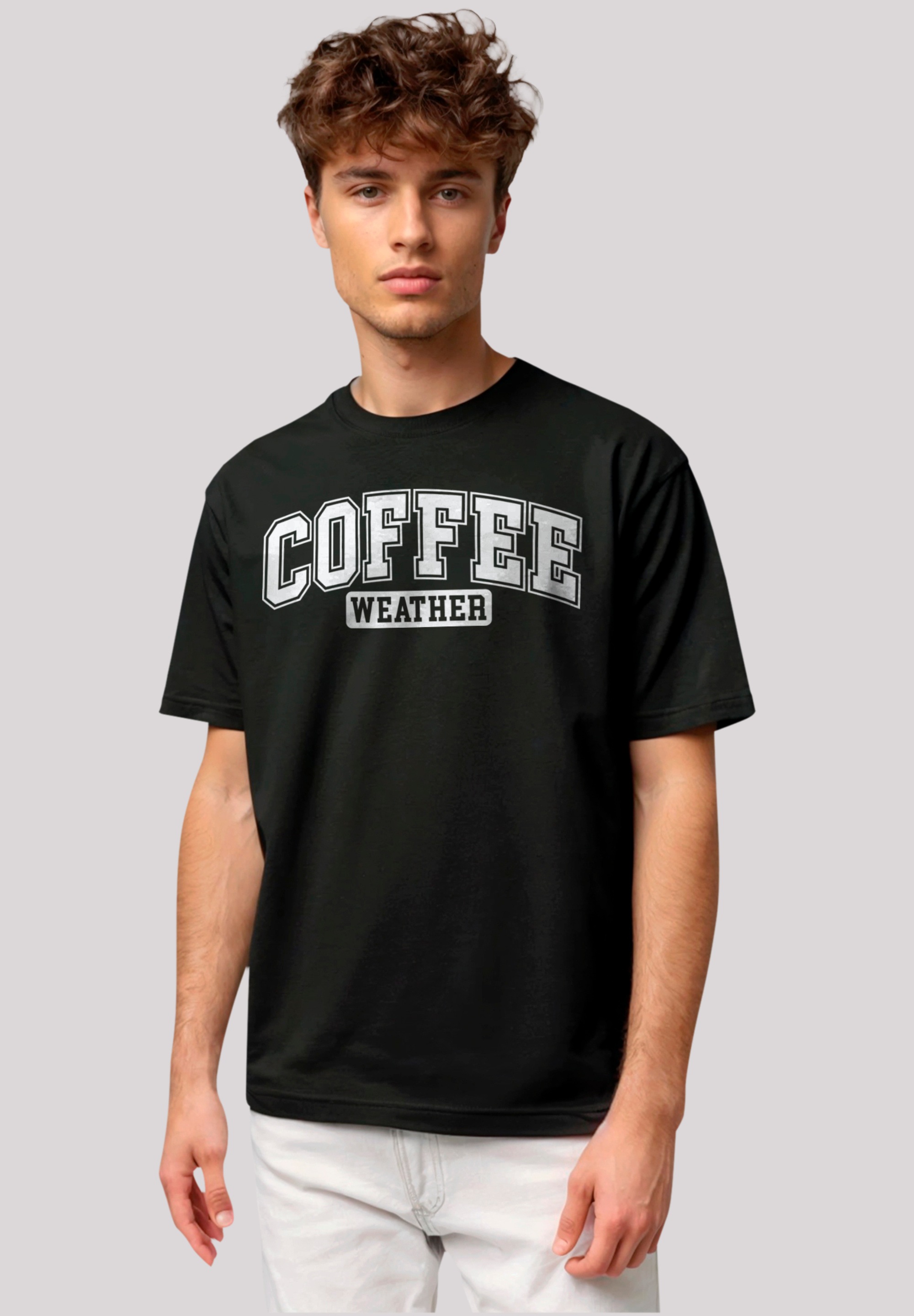 F4NT4STIC Marškinėliai »Coffee Weather Winter Ho...
