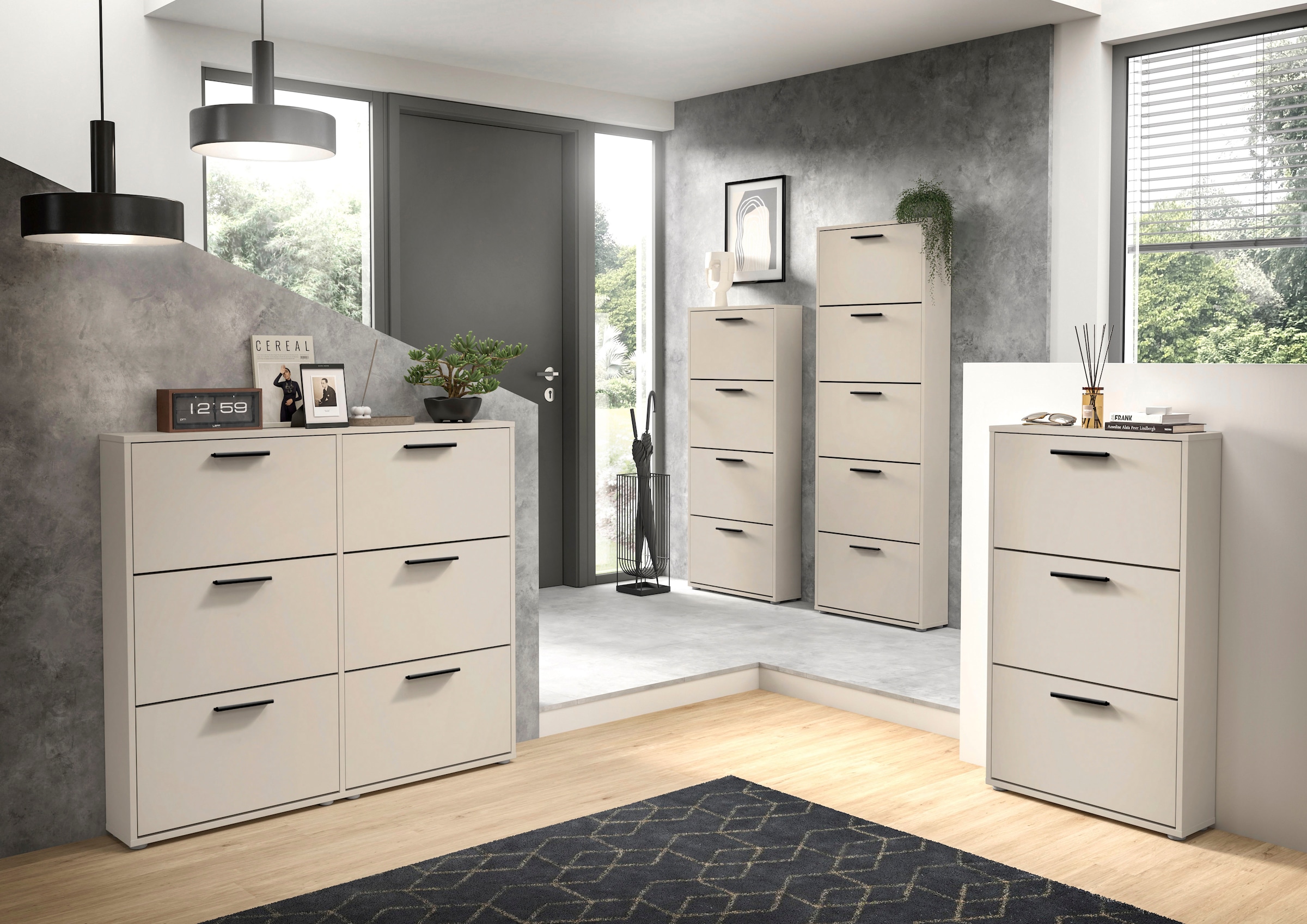 HBZ Schuhkipper »Sam Schuhkipper, Schuhschrank BxHxT 116x103x17 cm« 1 Stk. tlg. Breite 116cm, FSC-Mix Credit