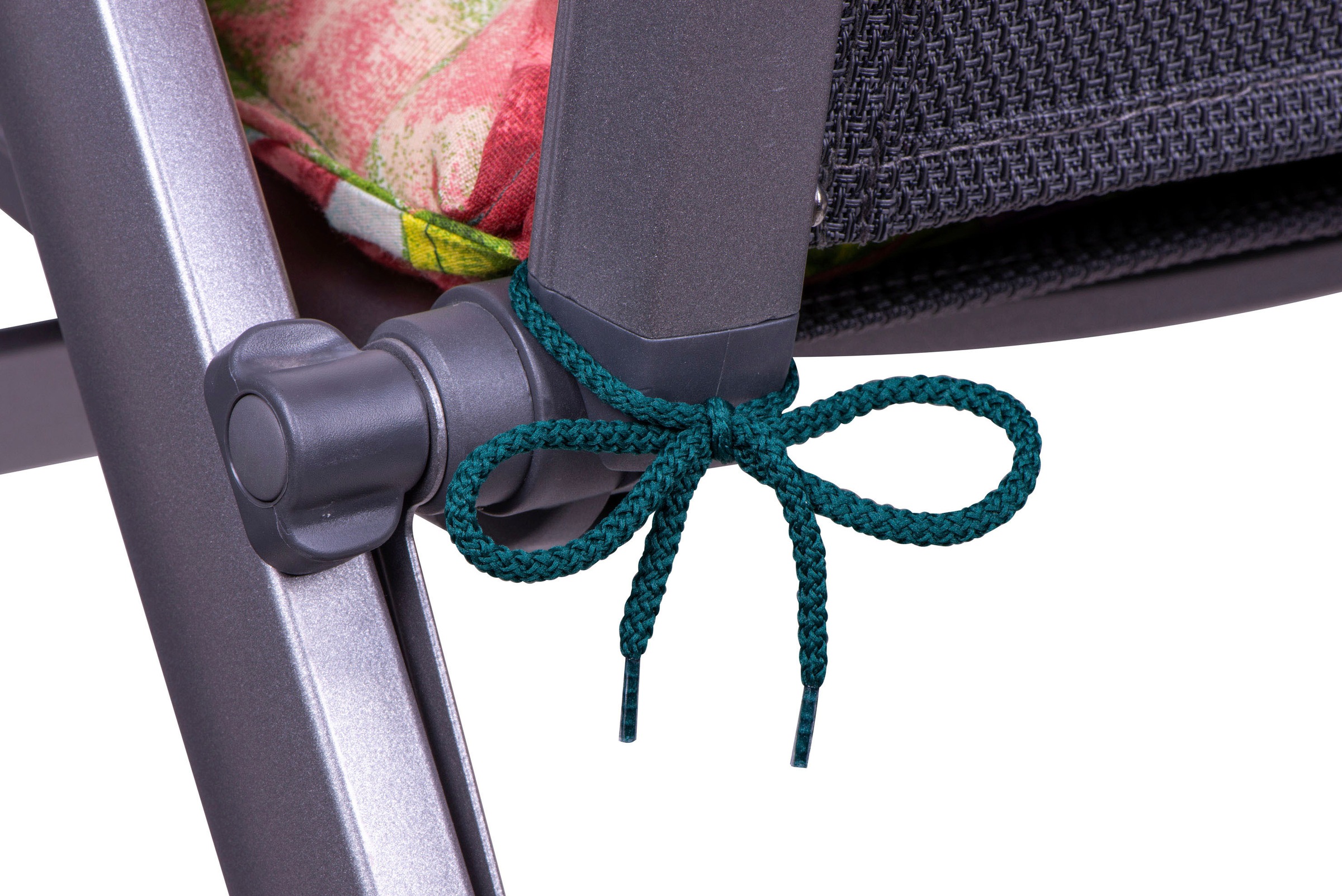 GO-DE Chair Cushion Green/Rose 100x50x7cm 3