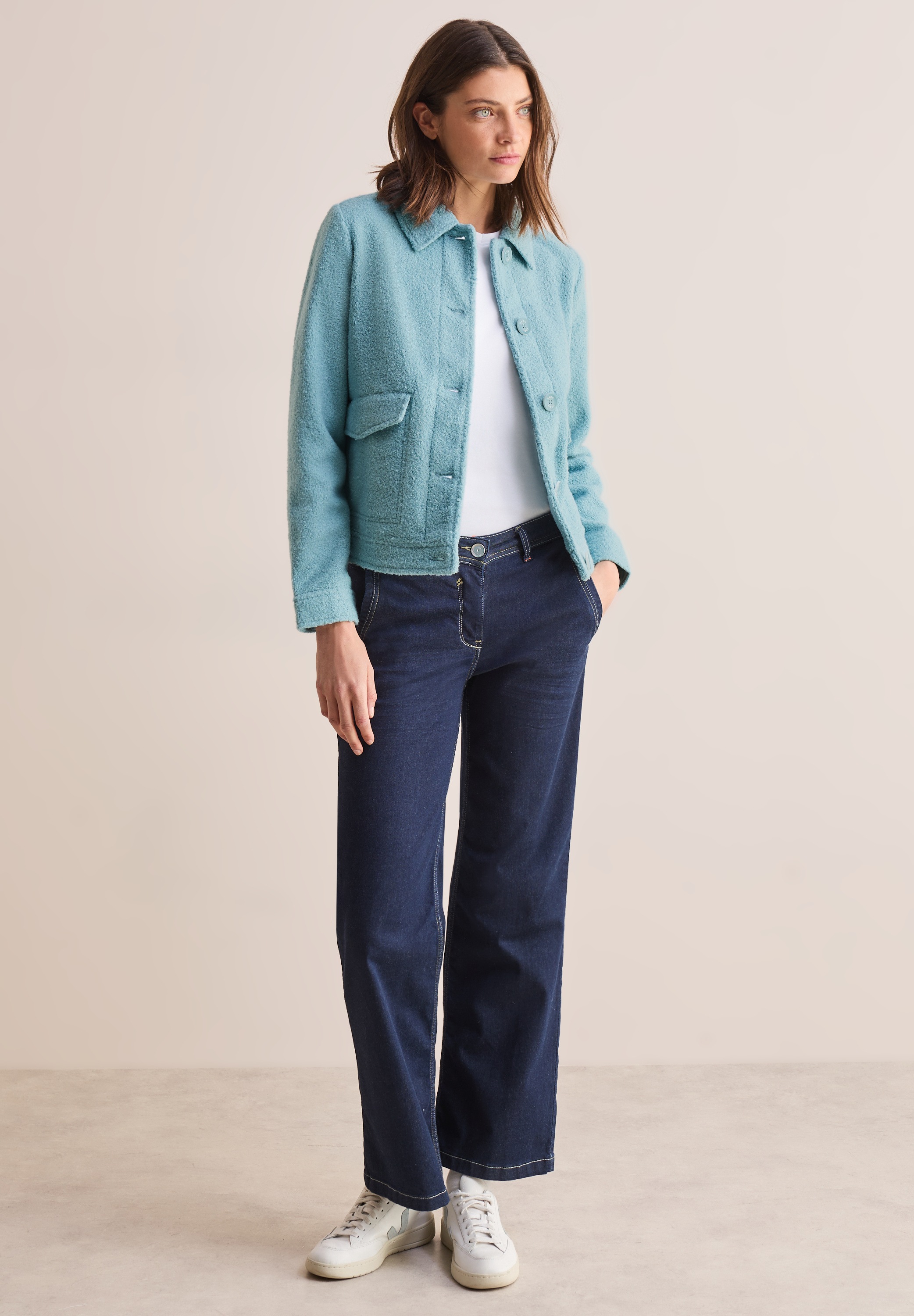 Thumbnail - Cecil Kurzjacke ohne Kapuze mit Knopfleiste