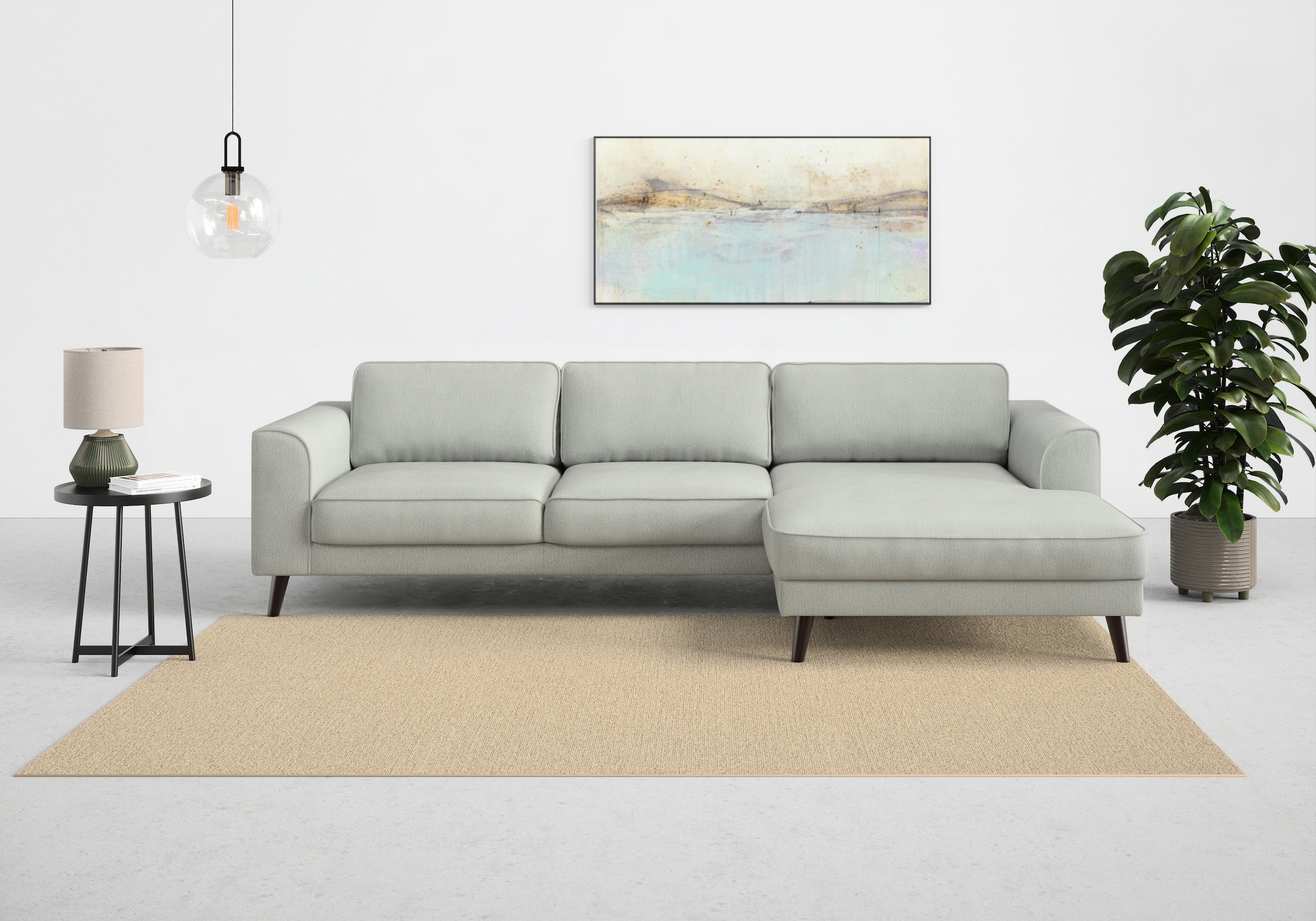 TRENDMANUFAKTUR Ecksofa "Lumber Jack, elegantes Designsofa, zeitlos modern, günstig online kaufen