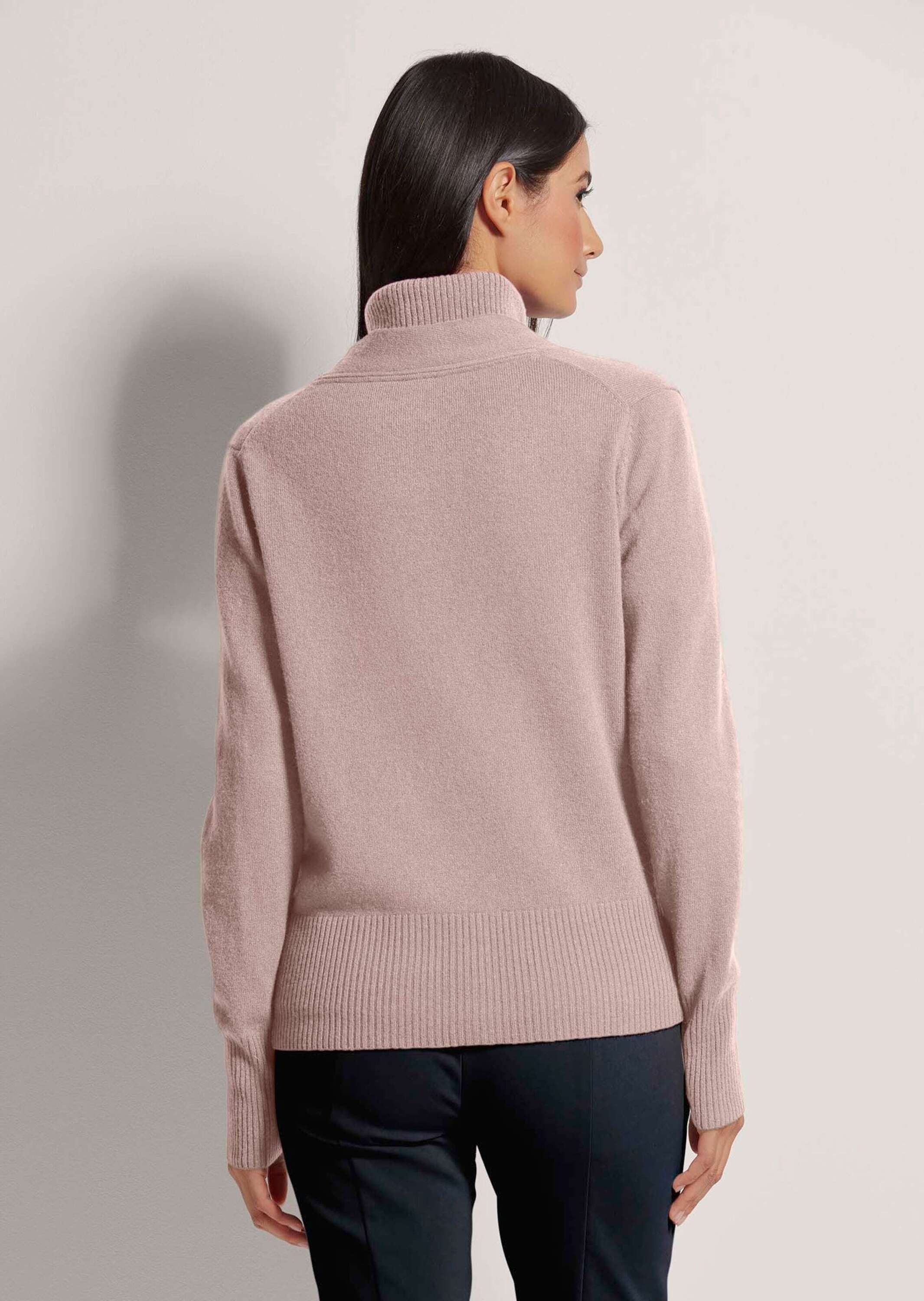 MADELEINE Strickjacke »Strickjacke Kaschmir-Strickjacke mit tiefem V-Ausschnitt und Bindeband«