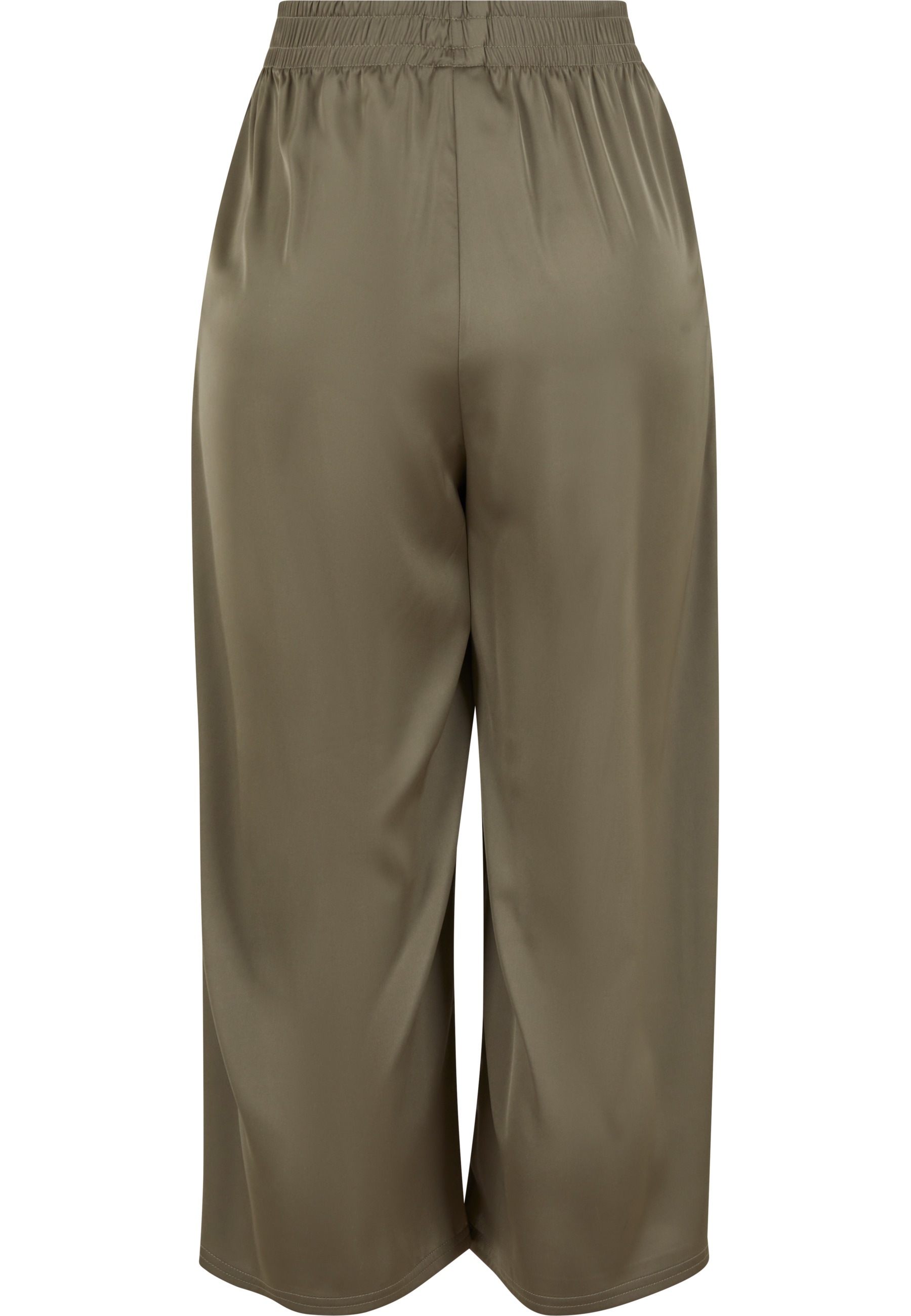 URBAN CLASSICS Stoffhose "Urban Classics Ladies Satin Wide Leg Culotte" günstig online kaufen